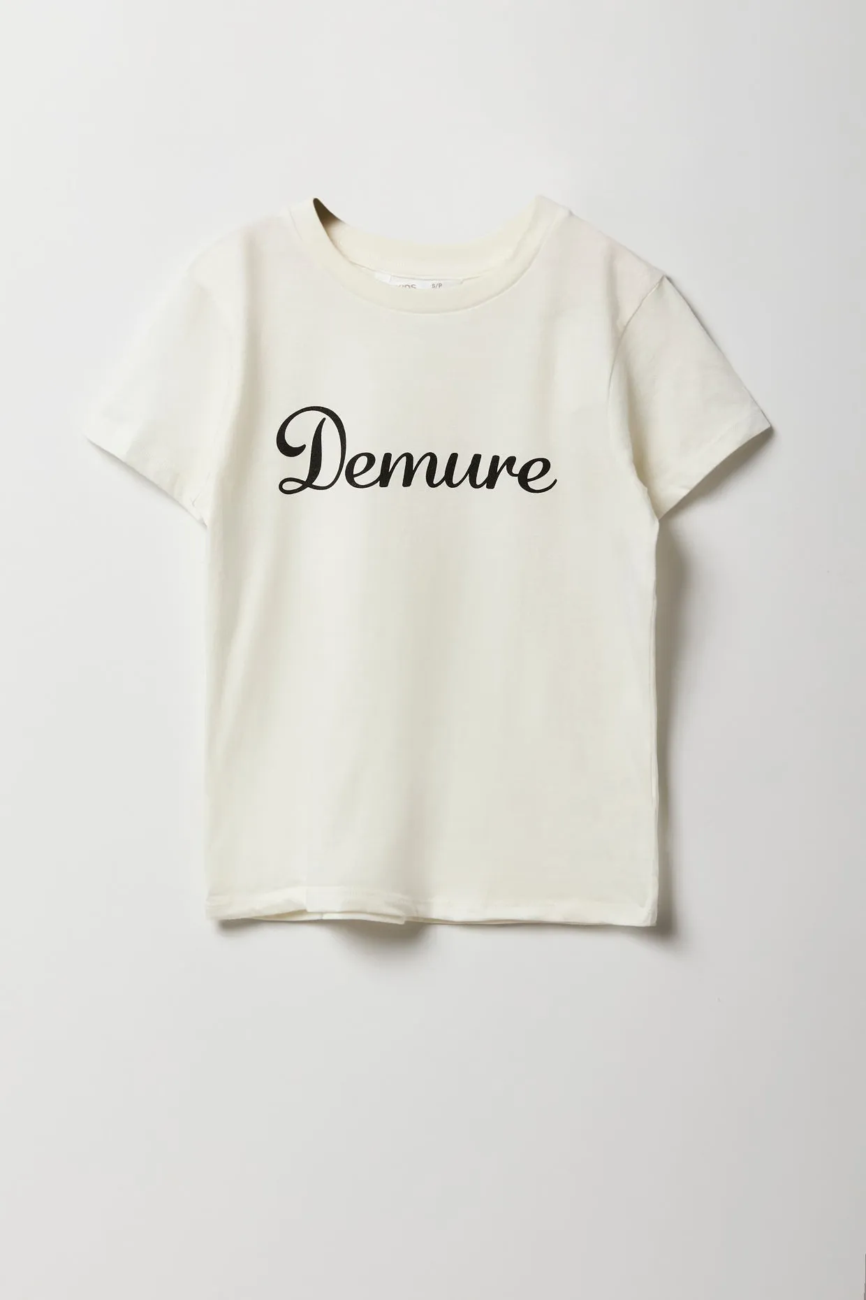 Girls Demure Graphic T-Shirt sold by Urban Planet