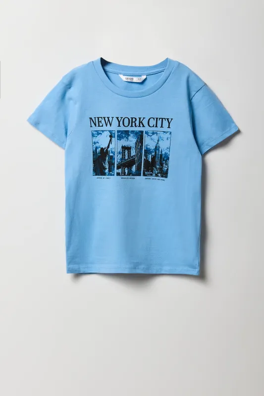 T-shirt à imprimé New York City pour fille sold by Urban Planet