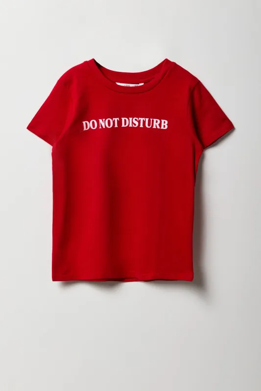 Girls Do Not Disturb Graphic T-Shirt sold by Urban Planet