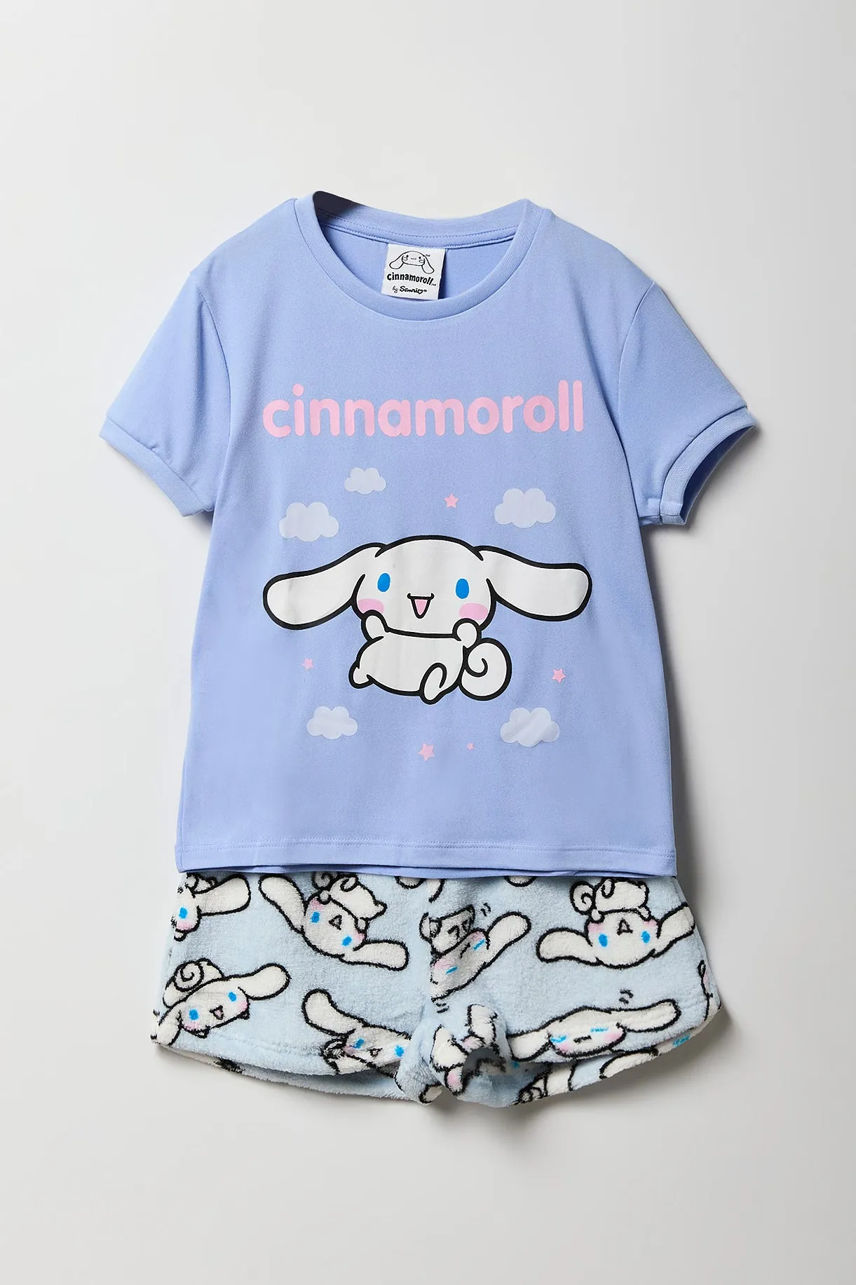 Girls Cinnamoroll T-Shirt & Short 2 Piece Pajama Set sold by Urban Planet