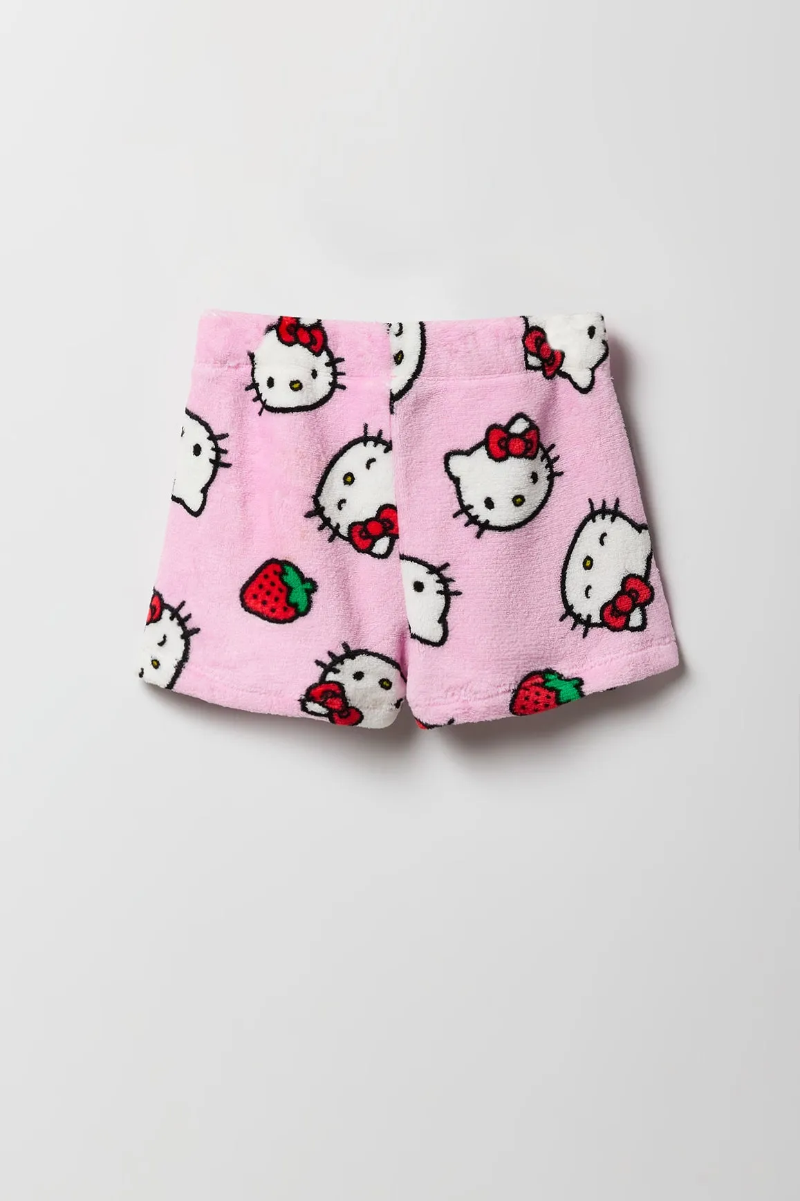 Ensemble pyjama avec t-shirt et short à imprimé Hello Kitty Strawberry pour fille sold by Urban Planet product image thumbnail 5