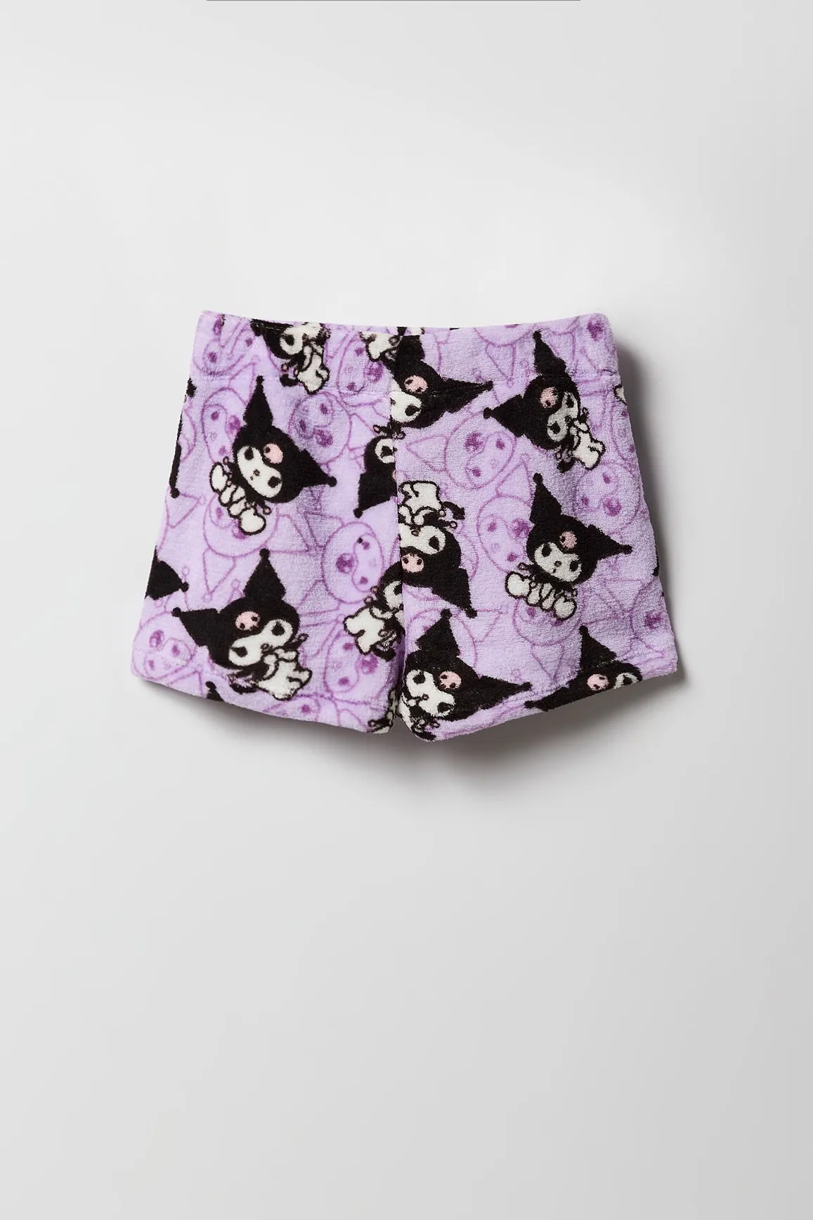 Ensemble pyjama avec t-shirt et short à imprimé Kuromi pour fille sold by Urban Planet product image thumbnail 5