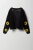 Cardigan en tricot ouvert avec motif pour fille sold by Urban Planet