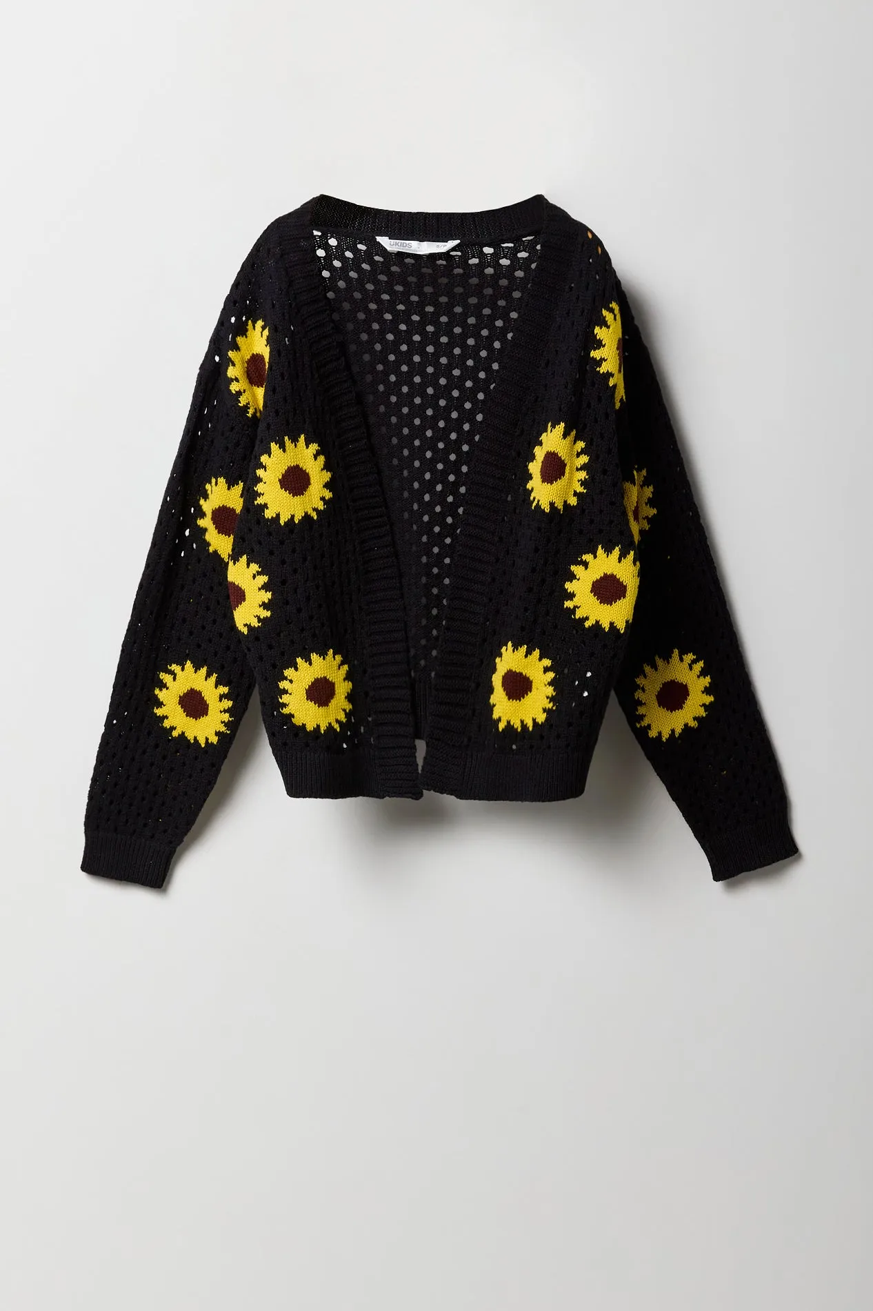 Cardigan en tricot ouvert avec motif pour fille sold by Urban Planet product image thumbnail 3