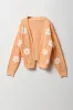 Cardigan en tricot ouvert avec motif pour fille sold by Urban Planet