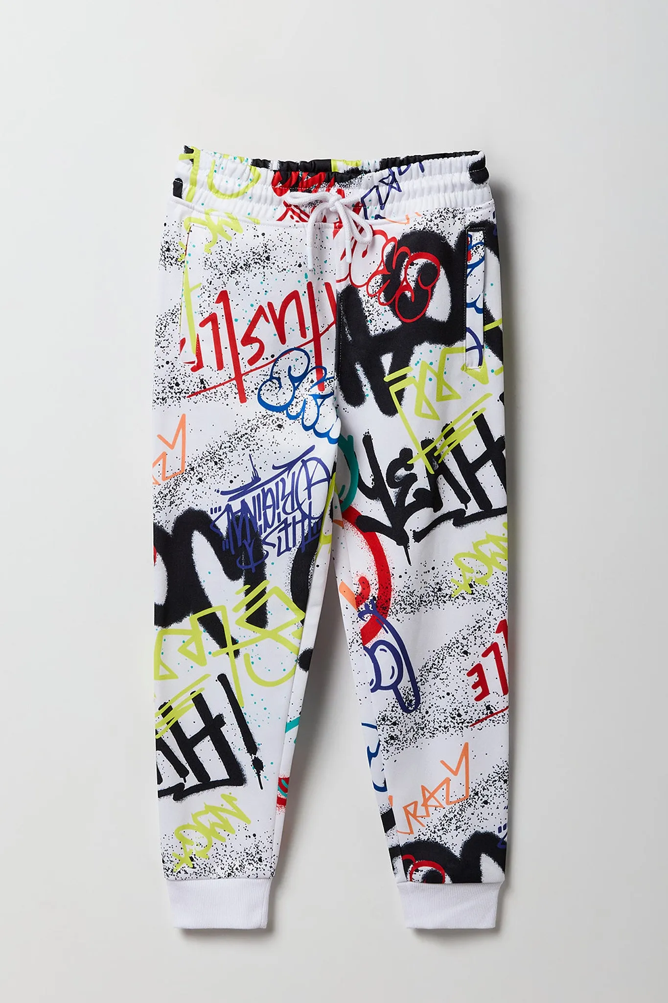 Boys Graffiti Print Jogger sold by Urban Planet