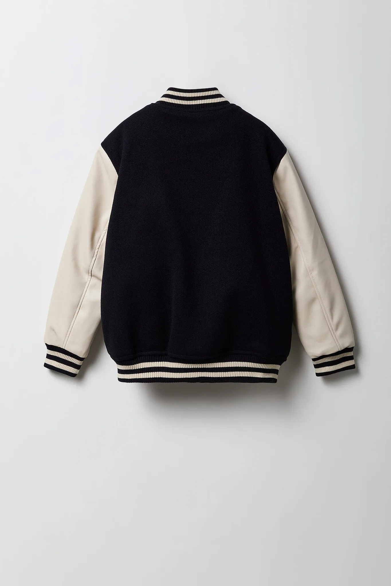 Boys NYC Embroidered Fleece Bomber Jacket sold by Urban Planet product image thumbnail 2