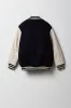 Blouson d'aviateur en molleton à broderie NYC pour garçons sold by Urban Planet