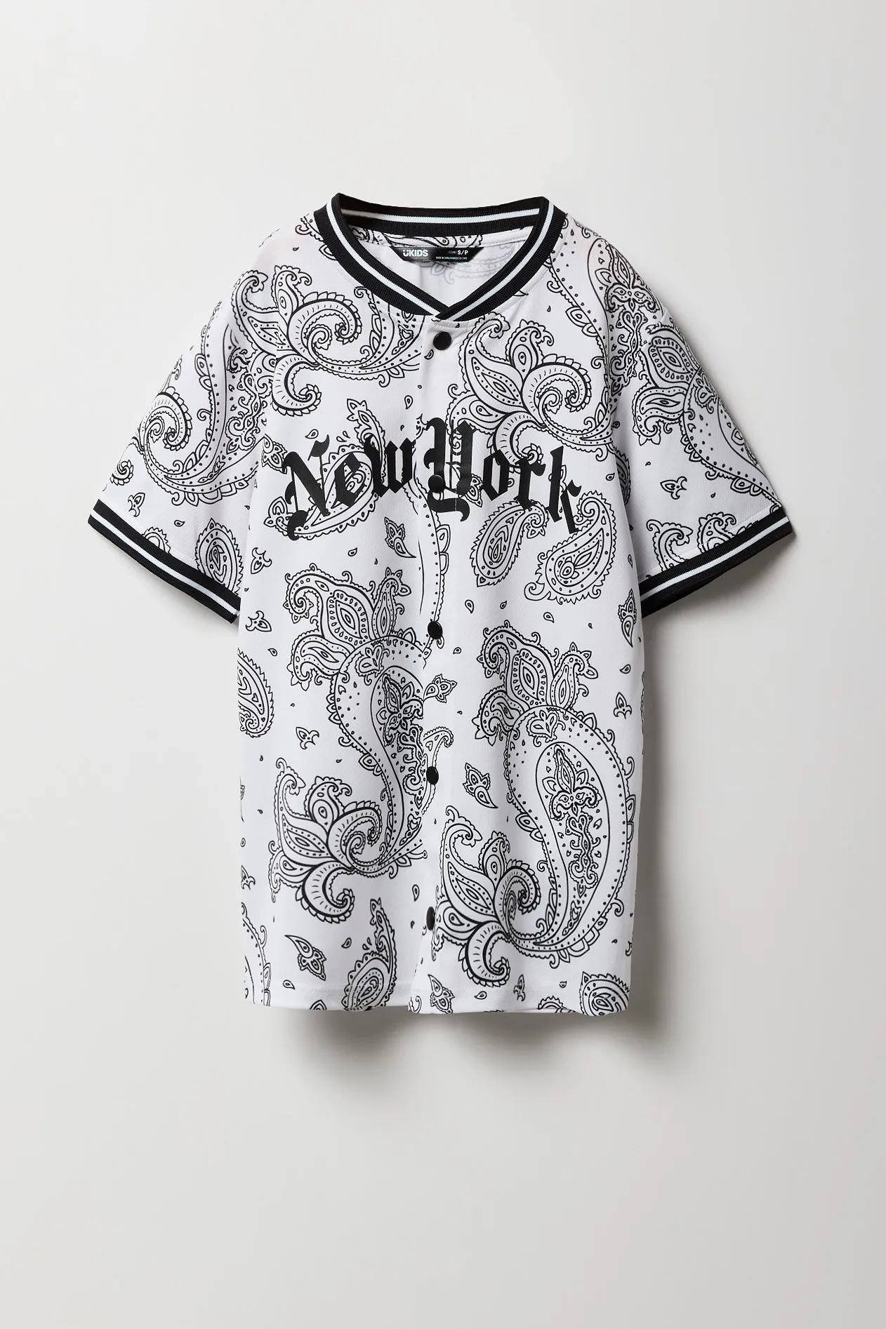 Boys Printed Mesh Jersey sold by Urban Planet product image thumbnail 5