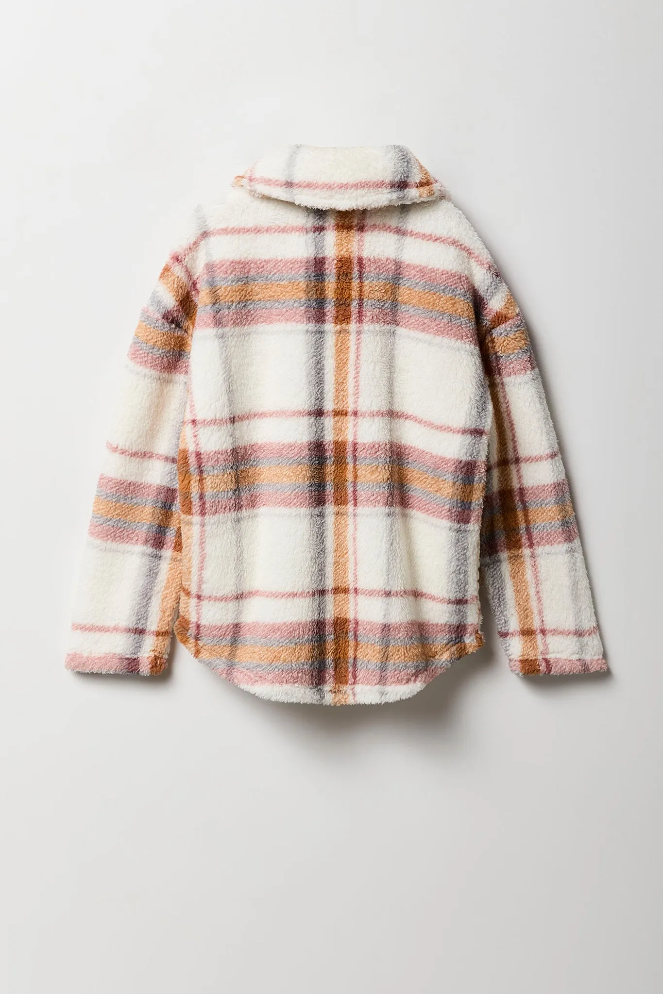 Surchemise en Sherpa à carreaux pour fille sold by Urban Planet product image thumbnail 3
