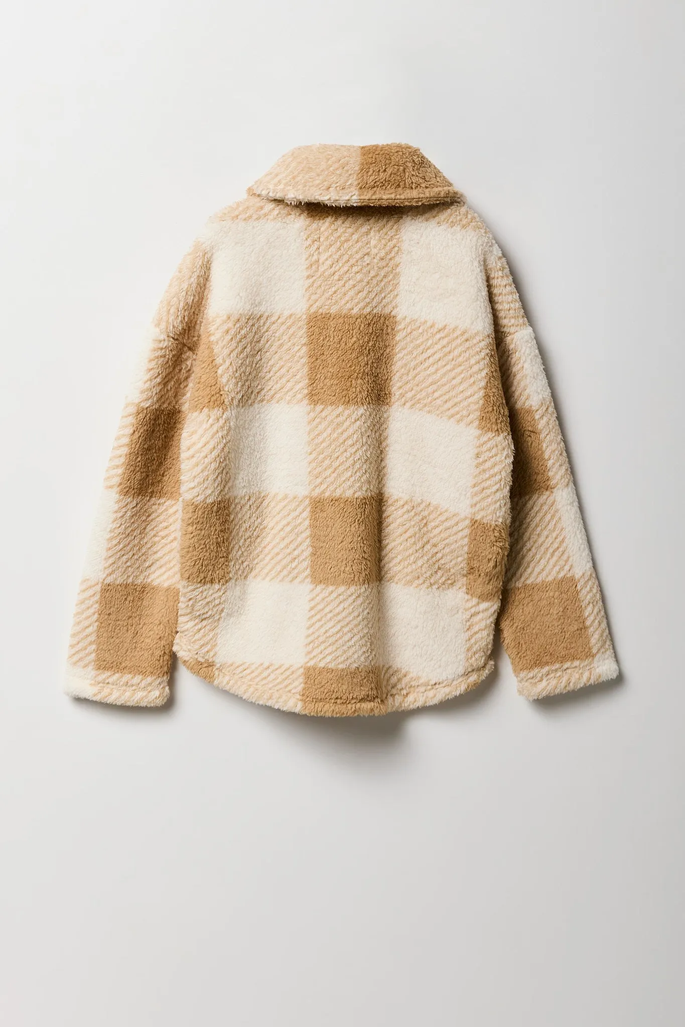 Surchemise en Sherpa à carreaux pour fille sold by Urban Planet product image thumbnail 5