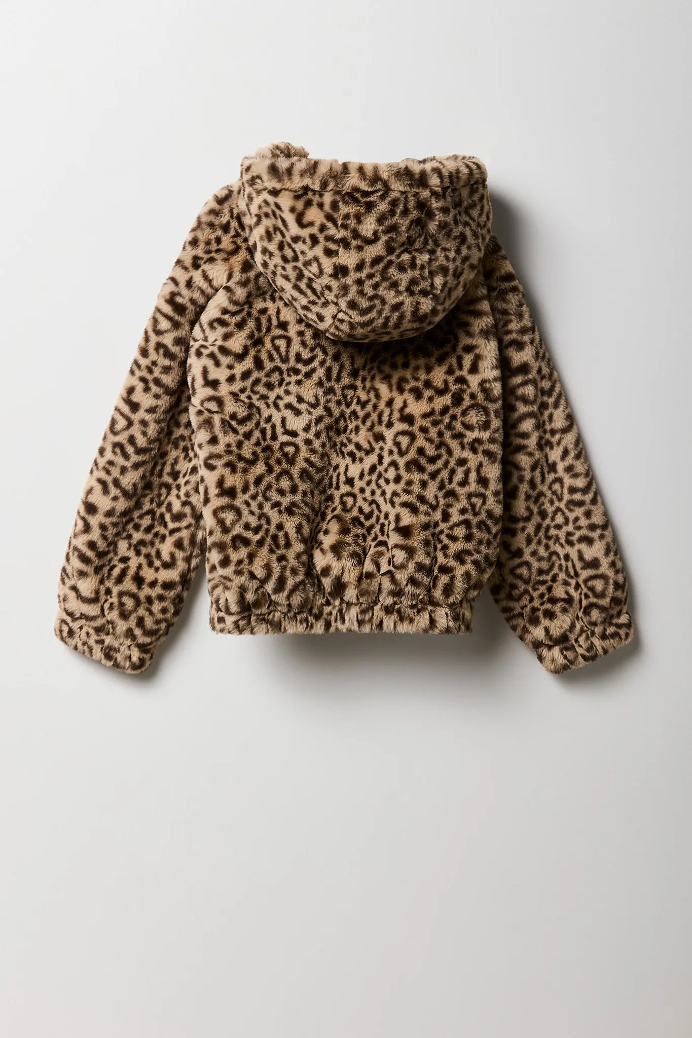 Girls Faux Fur Zip-Up Bomber sold by Urban Planet product image thumbnail 2