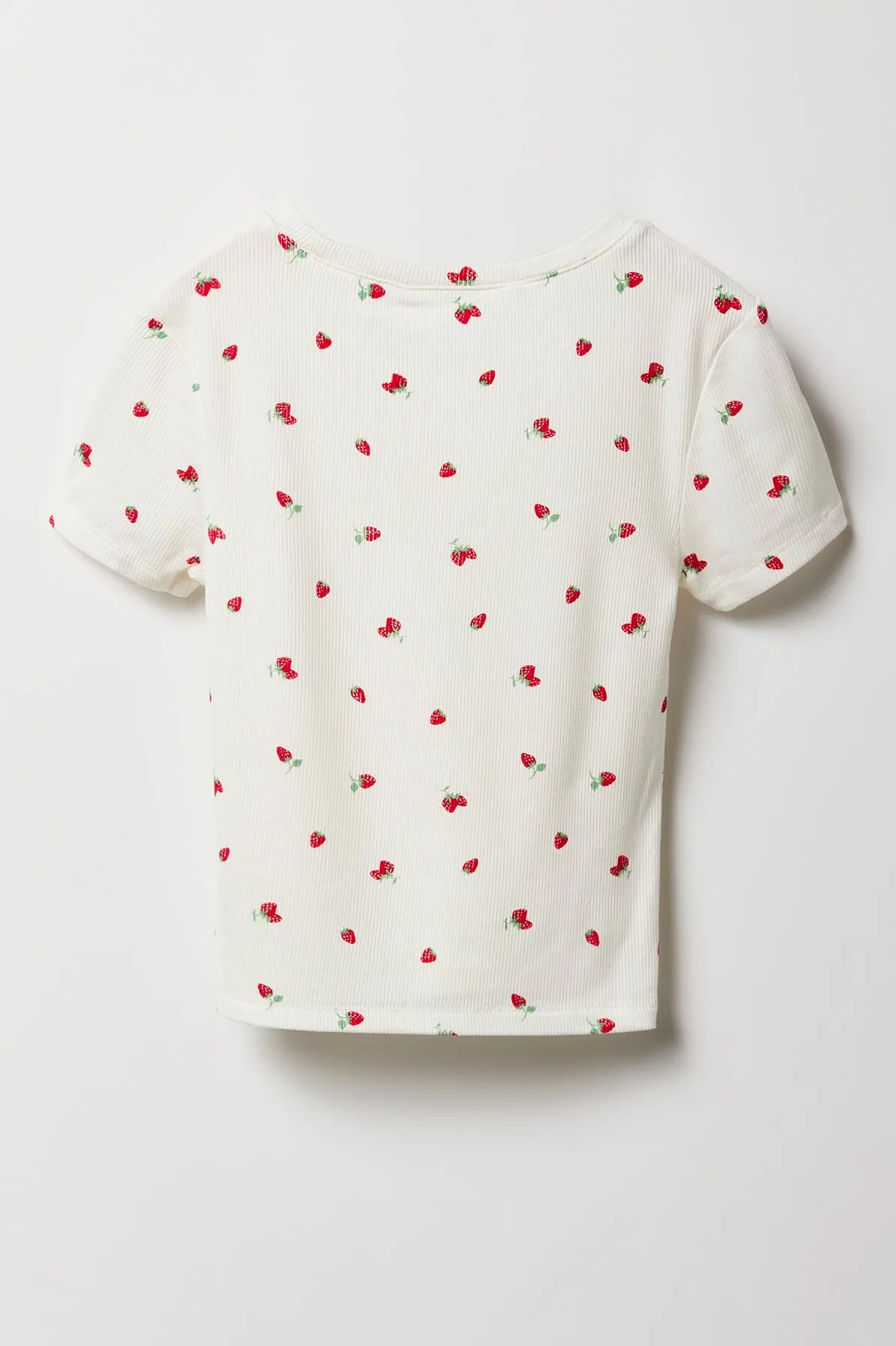 Girls Ribbed T-Shirt sold by Urban Planet product image thumbnail 2