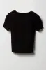 Girls Ribbed T-Shirt sold by Urban Planet