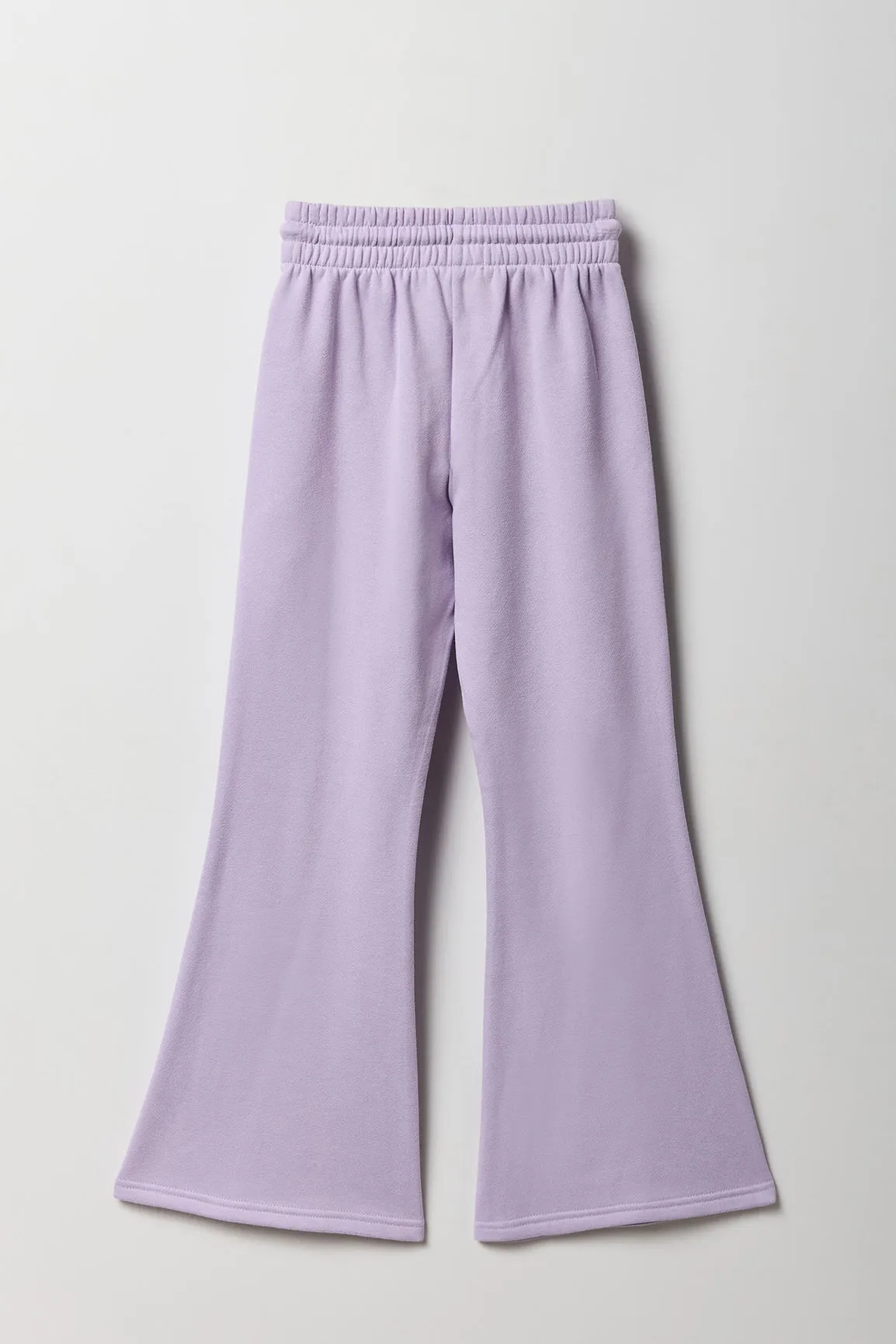 Pantalon d'entraînement en molleton à jambe évasée avec motif brodé pour fille sold by Urban Planet product image thumbnail 2