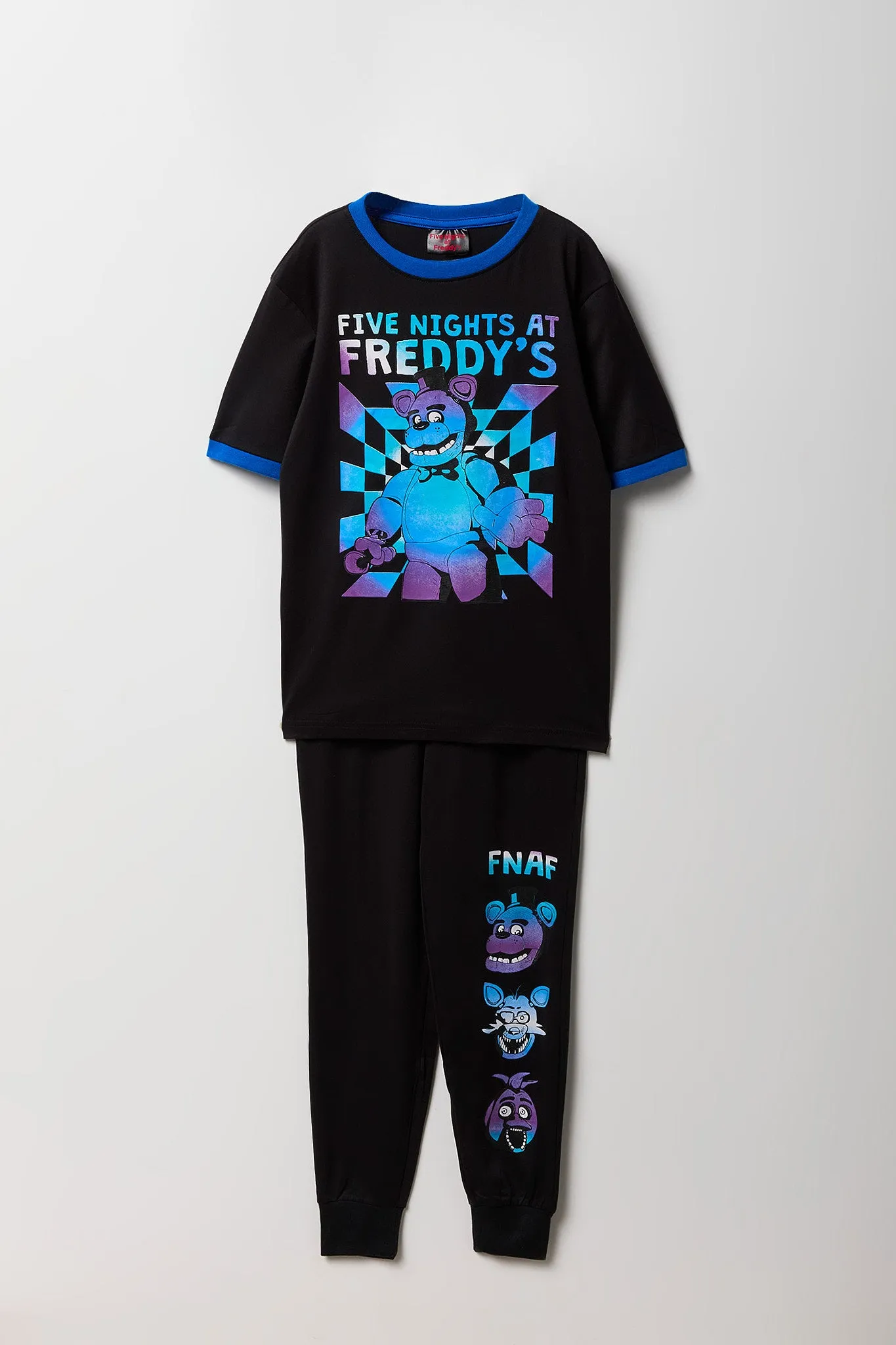 Ensemble pyjama avec t-shirt et jogger à imprimé Five Nights at Freddy's pour garçon sold by Urban Planet