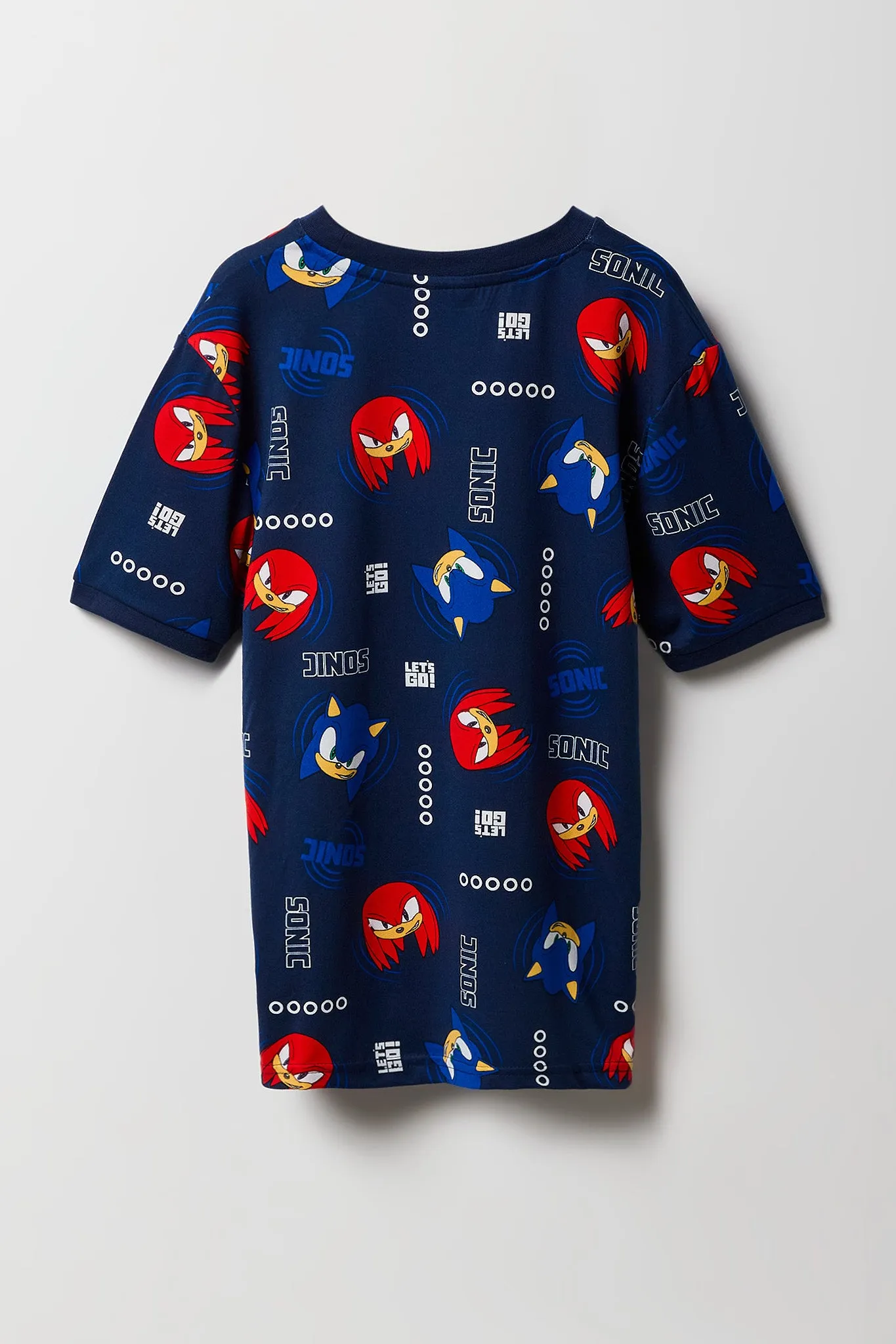Boys Sonic & Knuckles T-Shirt & Jogger 2 Piece Pajama Set sold by Urban Planet product image thumbnail 3