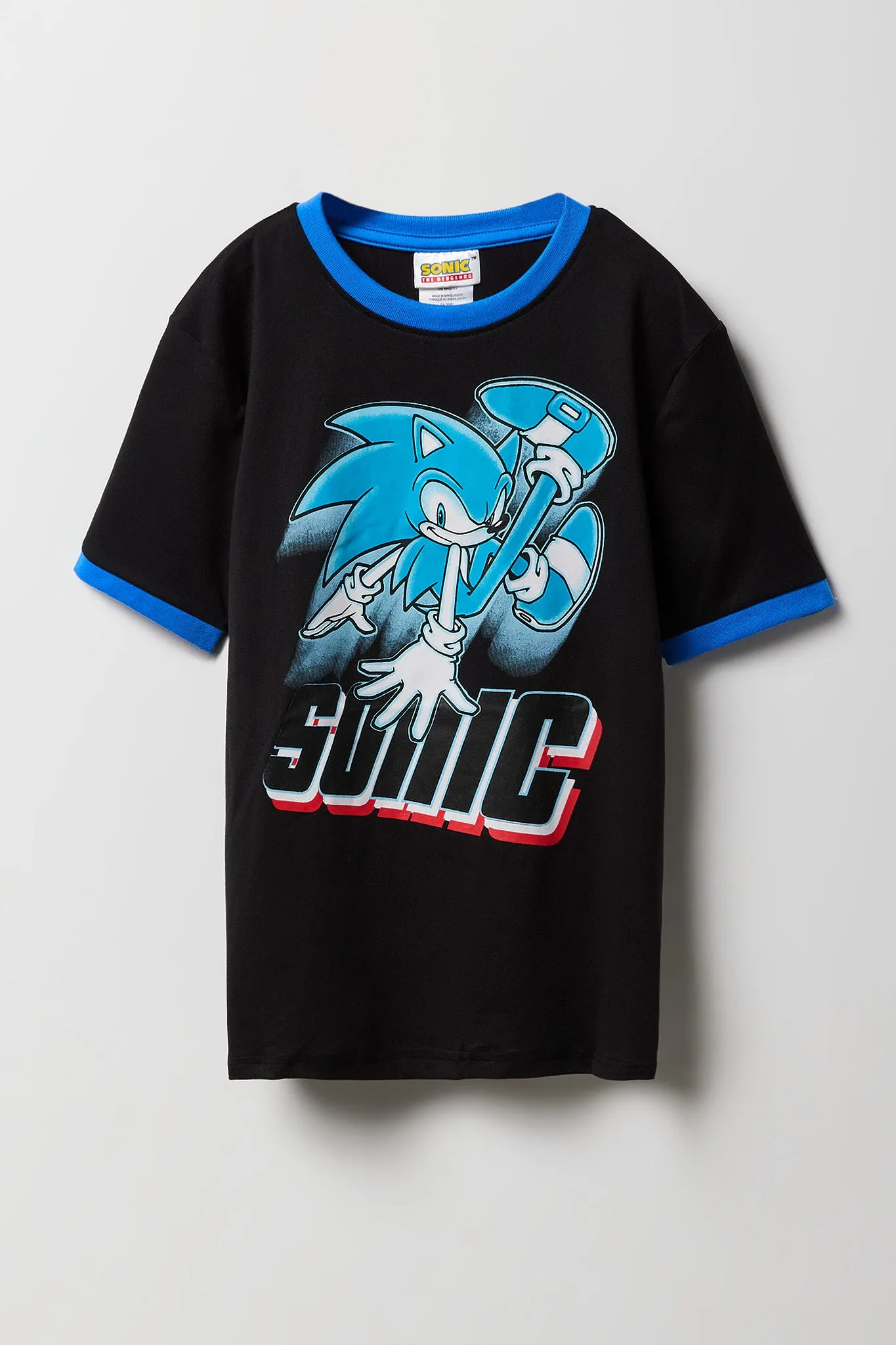 Boys Sonic T-Shirt & Jogger 2 Piece Pajama Set sold by Urban Planet product image thumbnail 2