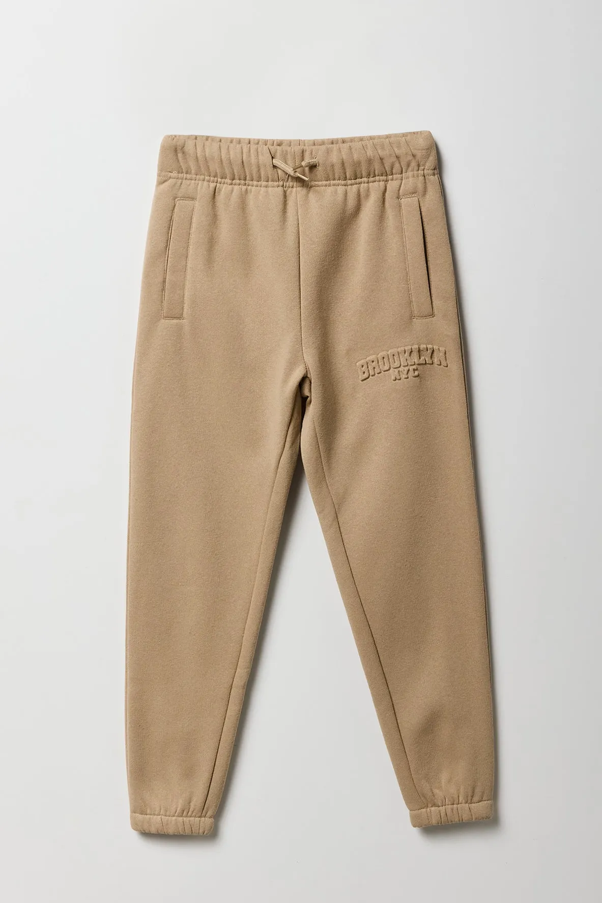 Boys City Embossed Fleece Jogger sold by Urban Planet product image thumbnail 4