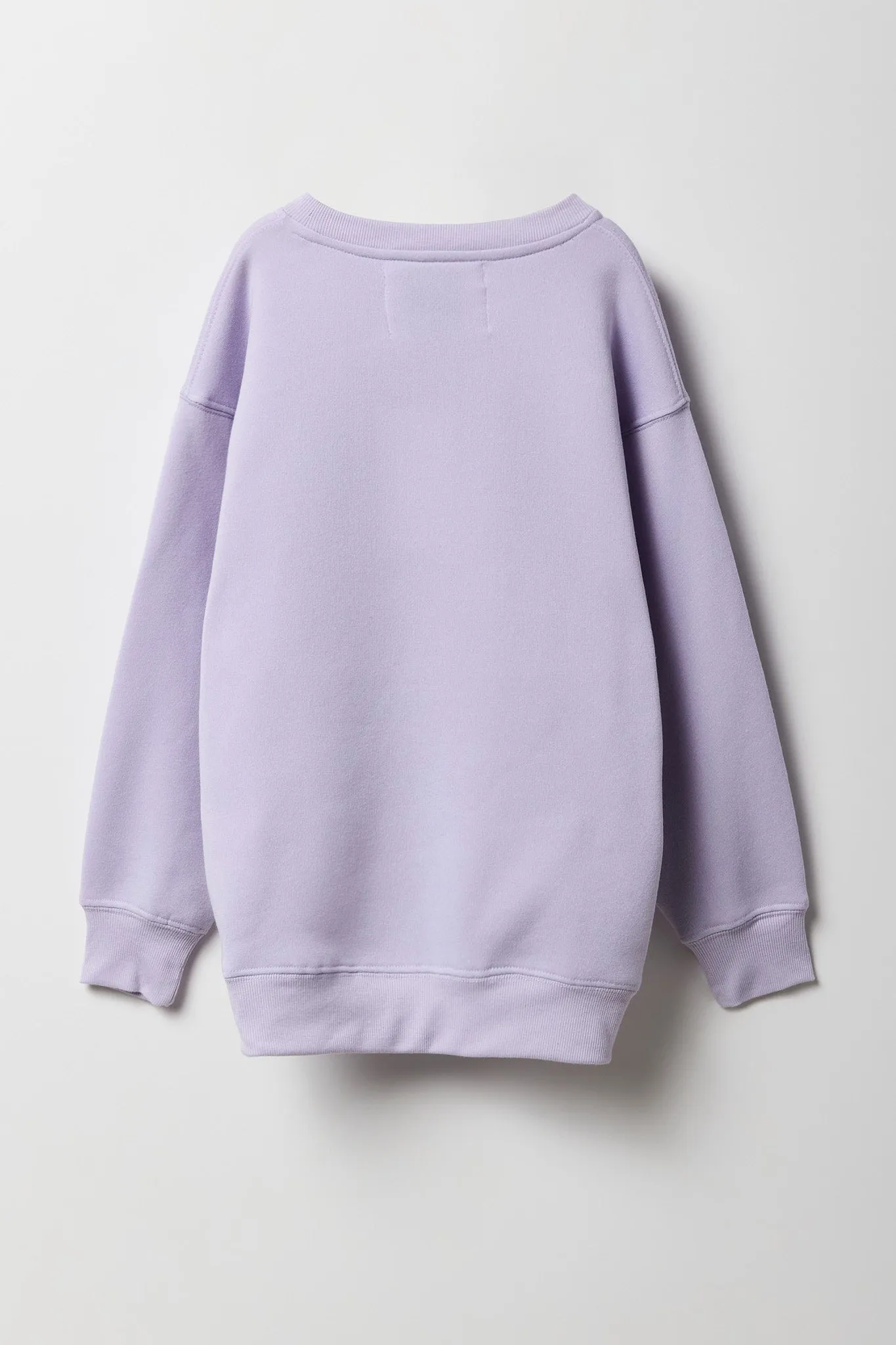 Girls Oversized City Embroidered Fleece Sweatshirt sold by Urban Planet product image thumbnail 2