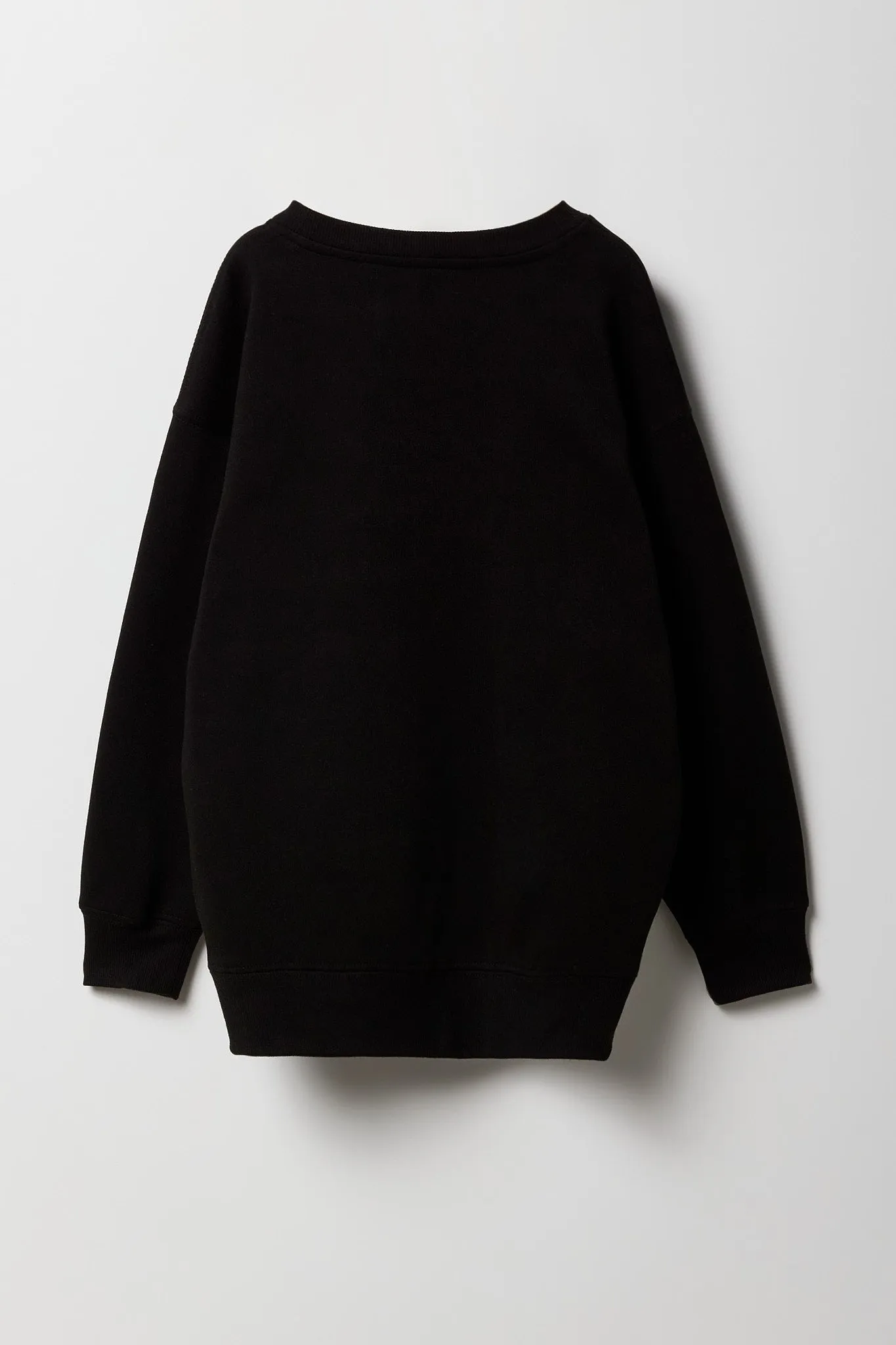 Girls Oversized City Embroidered Fleece Sweatshirt sold by Urban Planet product image thumbnail 4