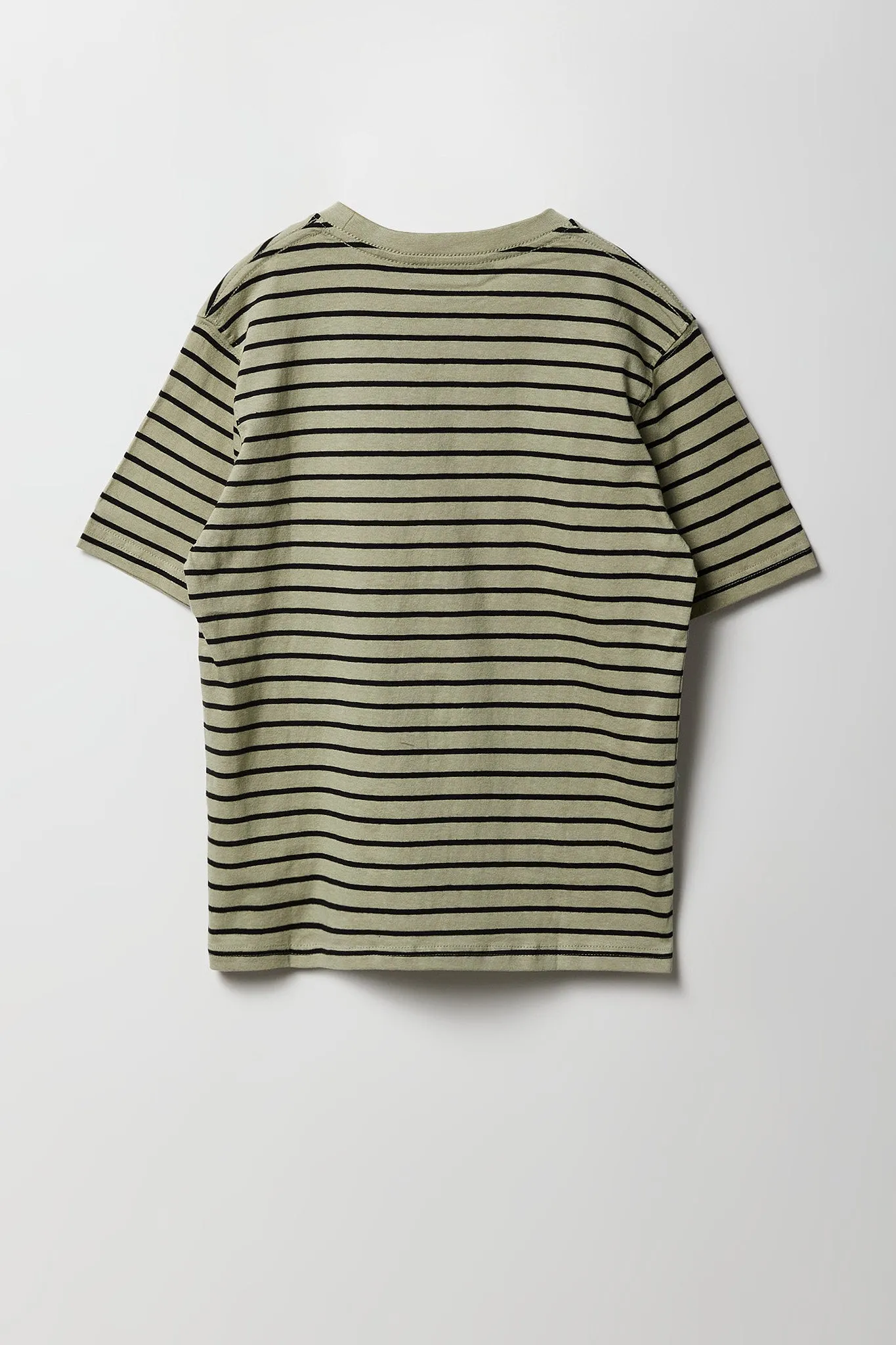 Boys Striped Crewneck T-Shirt sold by Urban Planet product image thumbnail 2