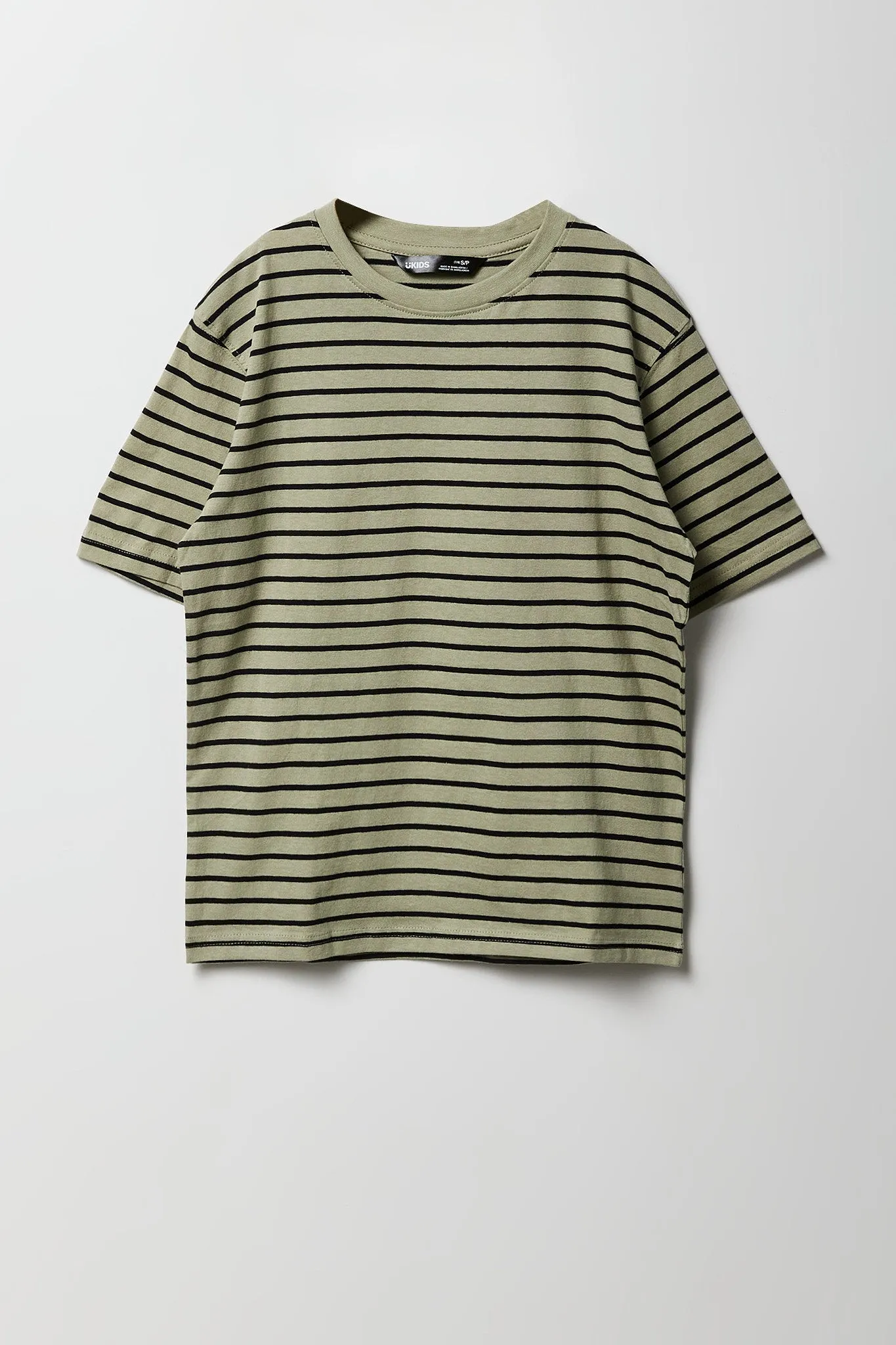 T-shirt ras du cou rayé pour garçon sold by Urban Planet