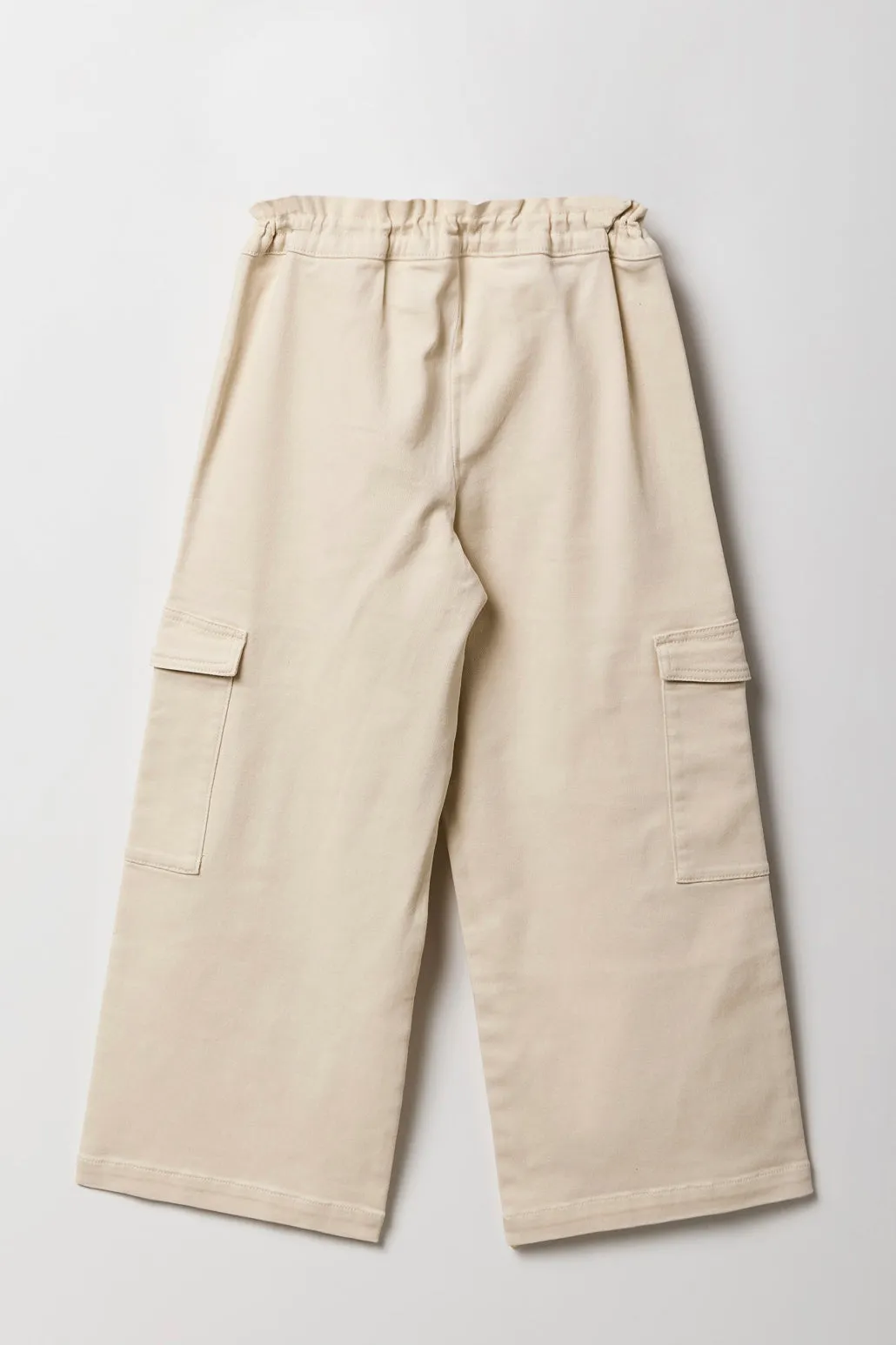 Pantalon cargo à taille plissée avec barillet pour fille sold by Urban Planet product image thumbnail 4
