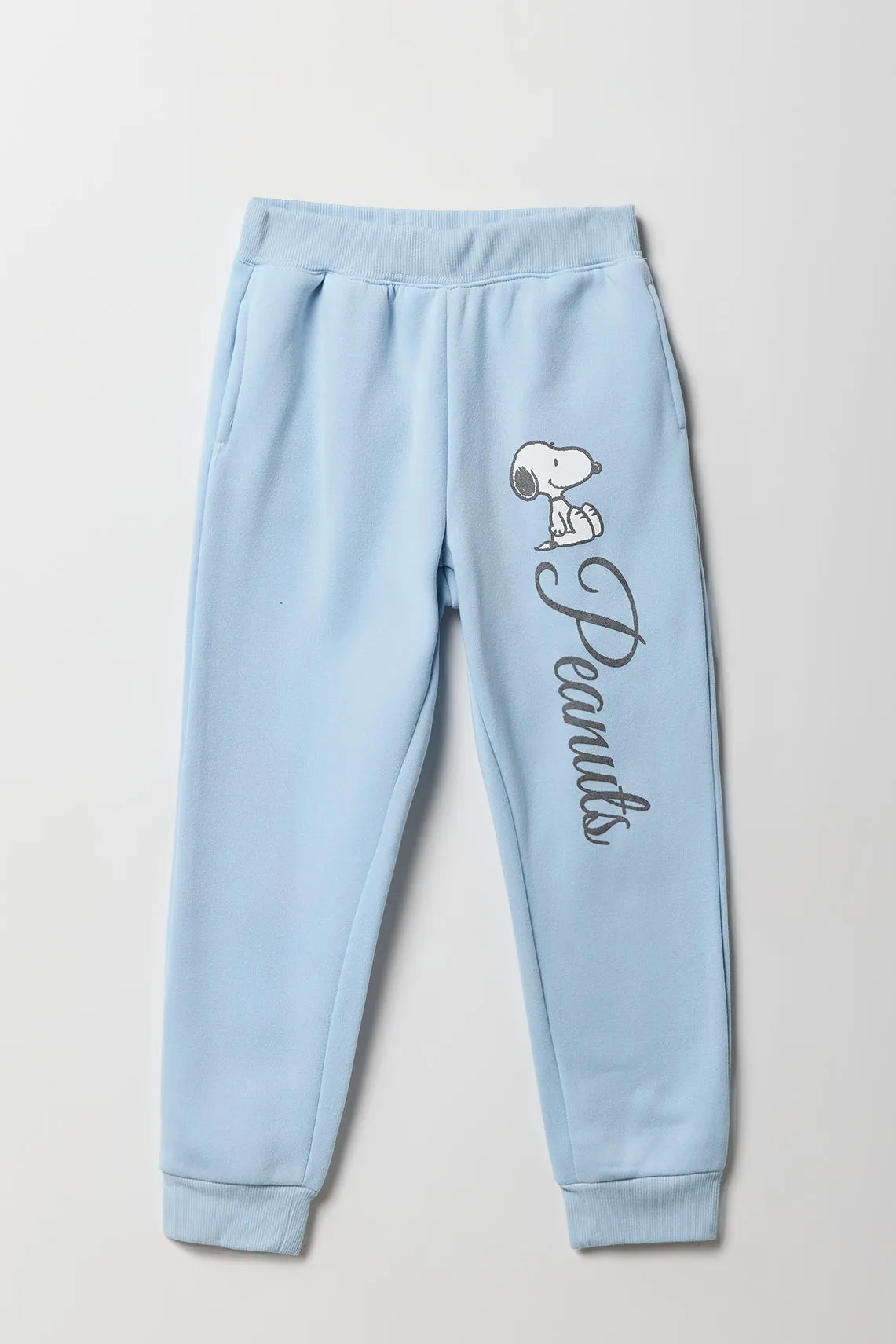 Girls Peanuts Graphic Fleece Jogger sold by Urban Planet