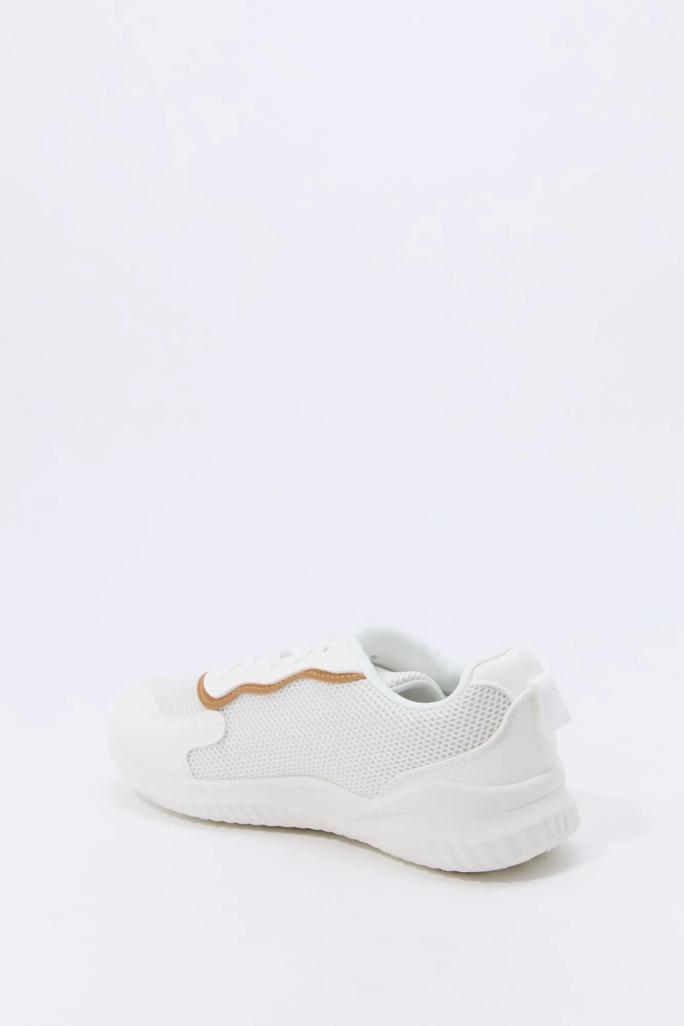 Girls Faux Leather & Mesh Sneaker sold by Urban Planet product image thumbnail 4