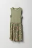 Robe avec jupe virevoltante côtelée fleurie pour fille sold by Urban Planet