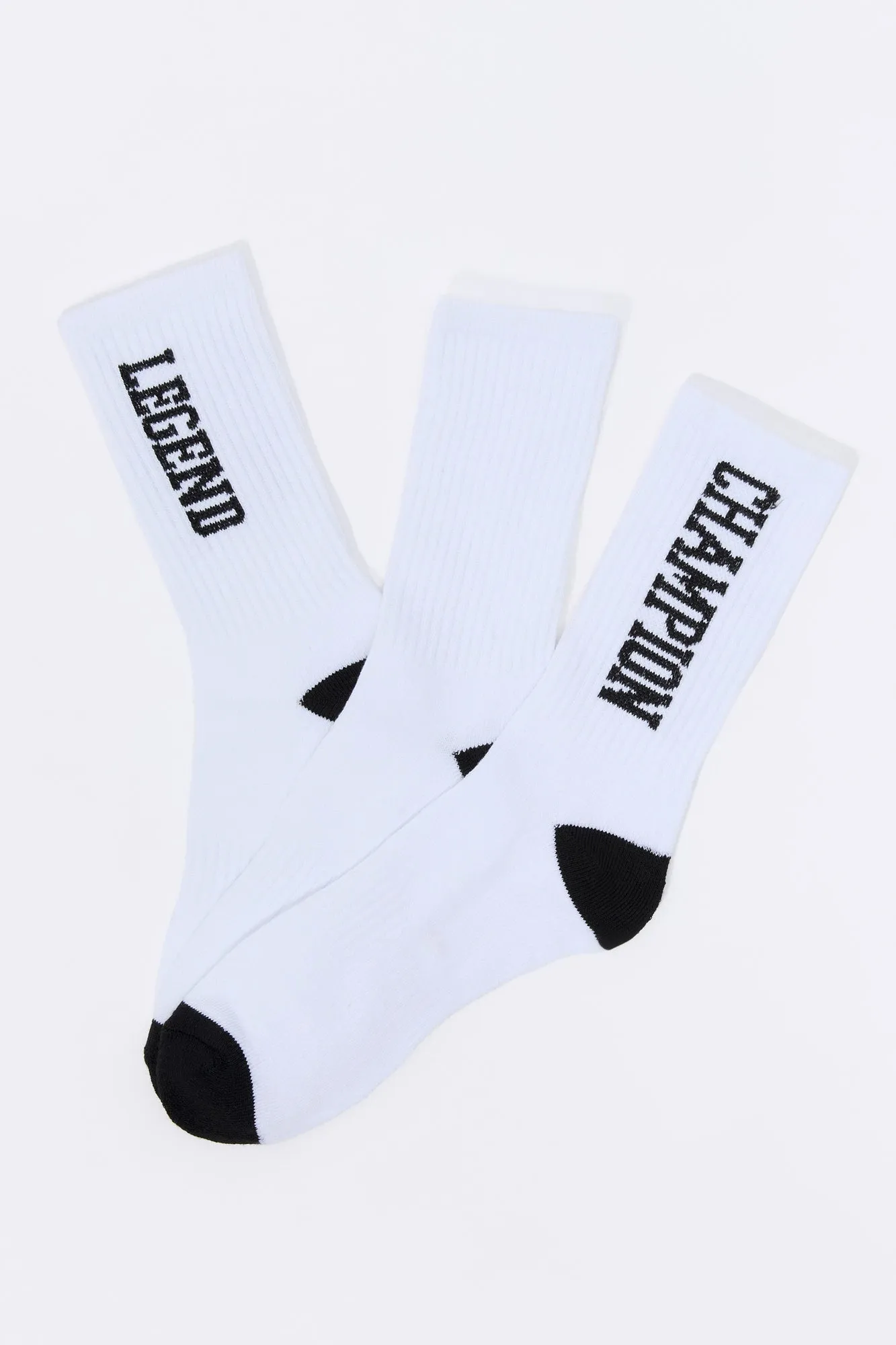 Boys Legend Crew Socks (3 Pack) sold by Urban Planet