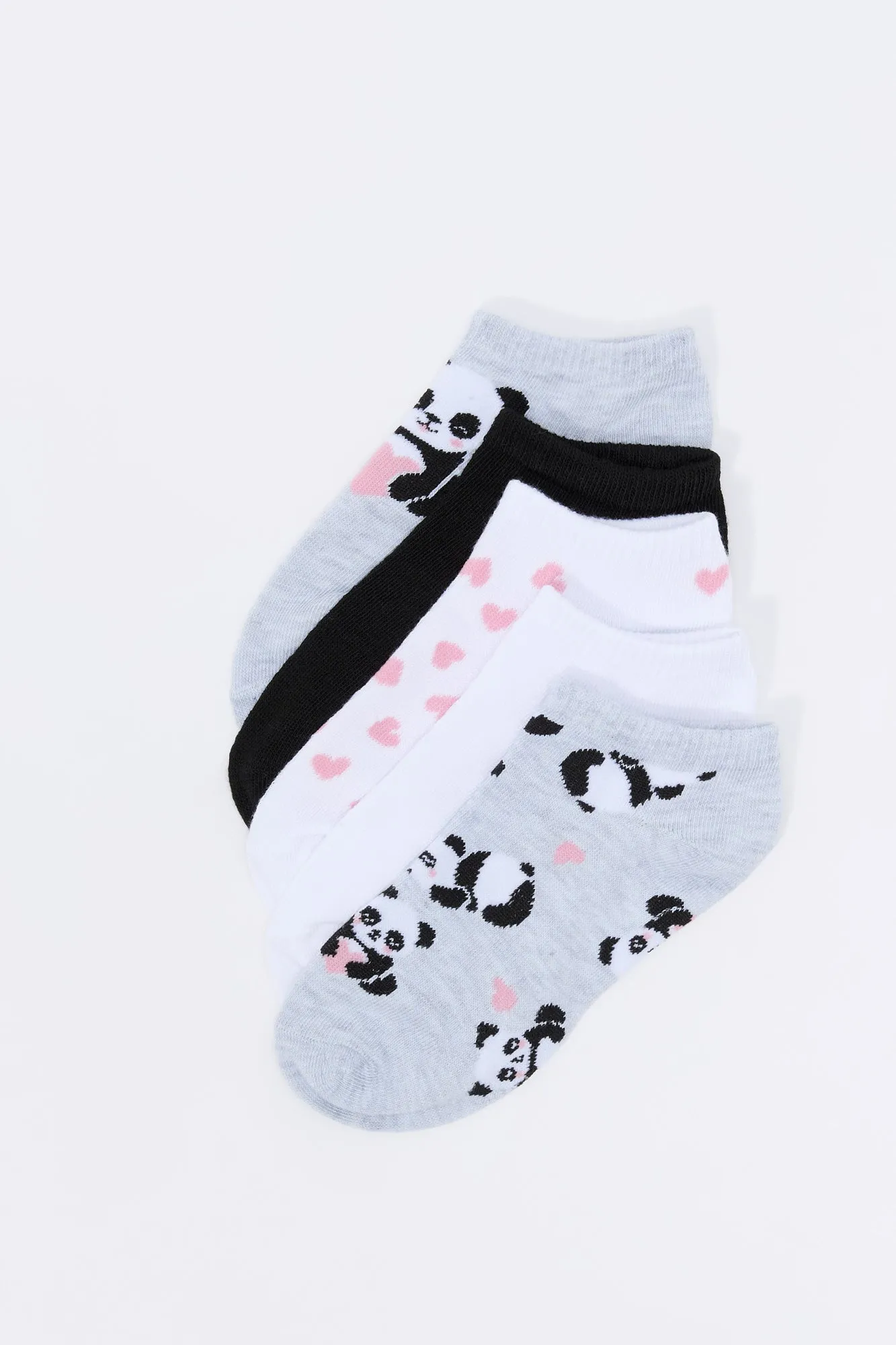Girls Trendy Ankle Socks (5 Pack) sold by Urban Planet product image thumbnail 5