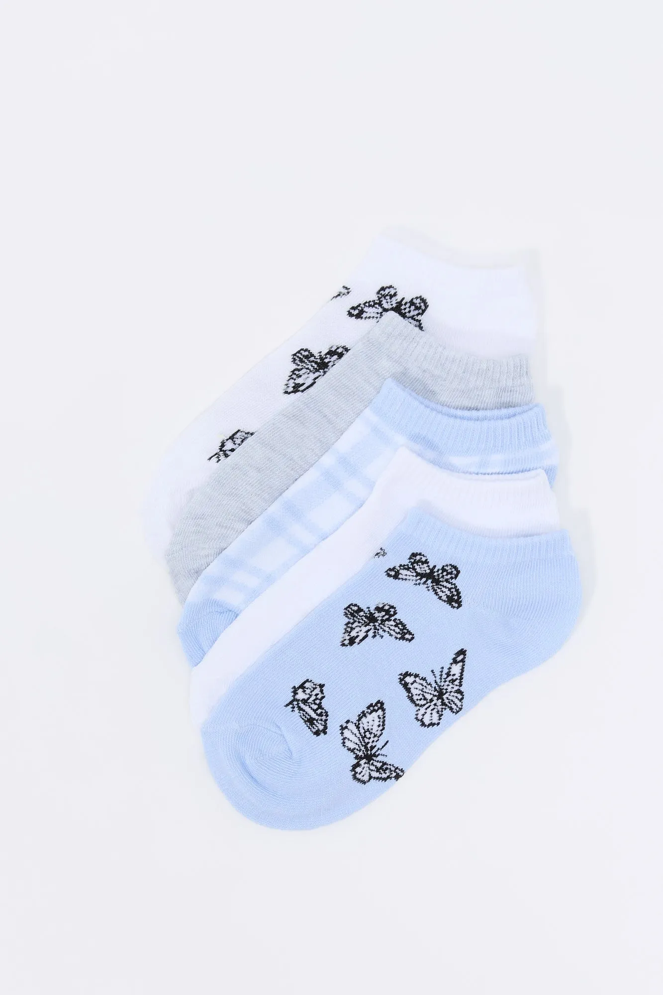 Girls Trendy Ankle Socks (5 Pack) sold by Urban Planet product image thumbnail 4