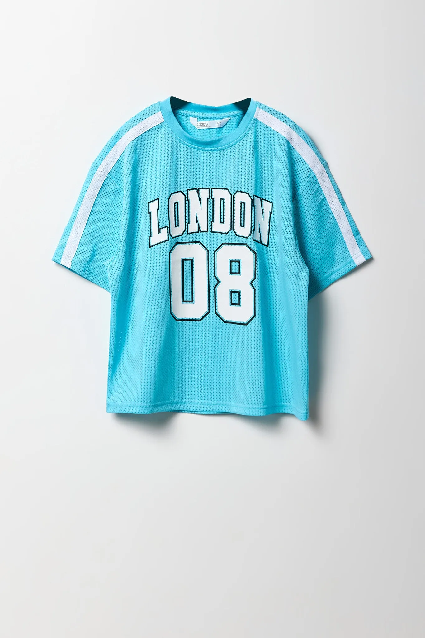 Girls Active City Graphic Mesh Oversized T-Shirt sold by Urban Planet