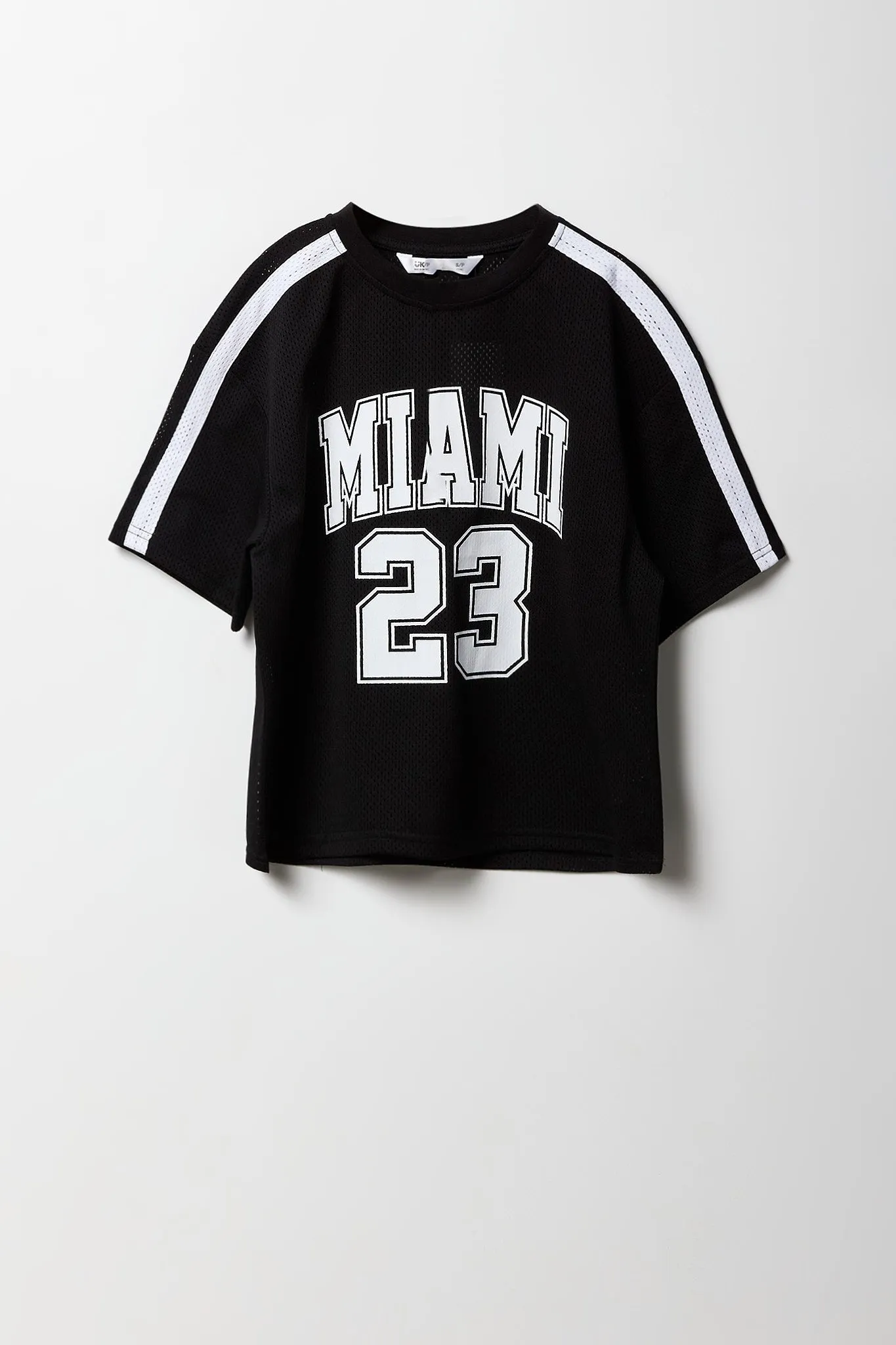 Girls Active City Graphic Mesh Oversized T-Shirt sold by Urban Planet product image thumbnail 3