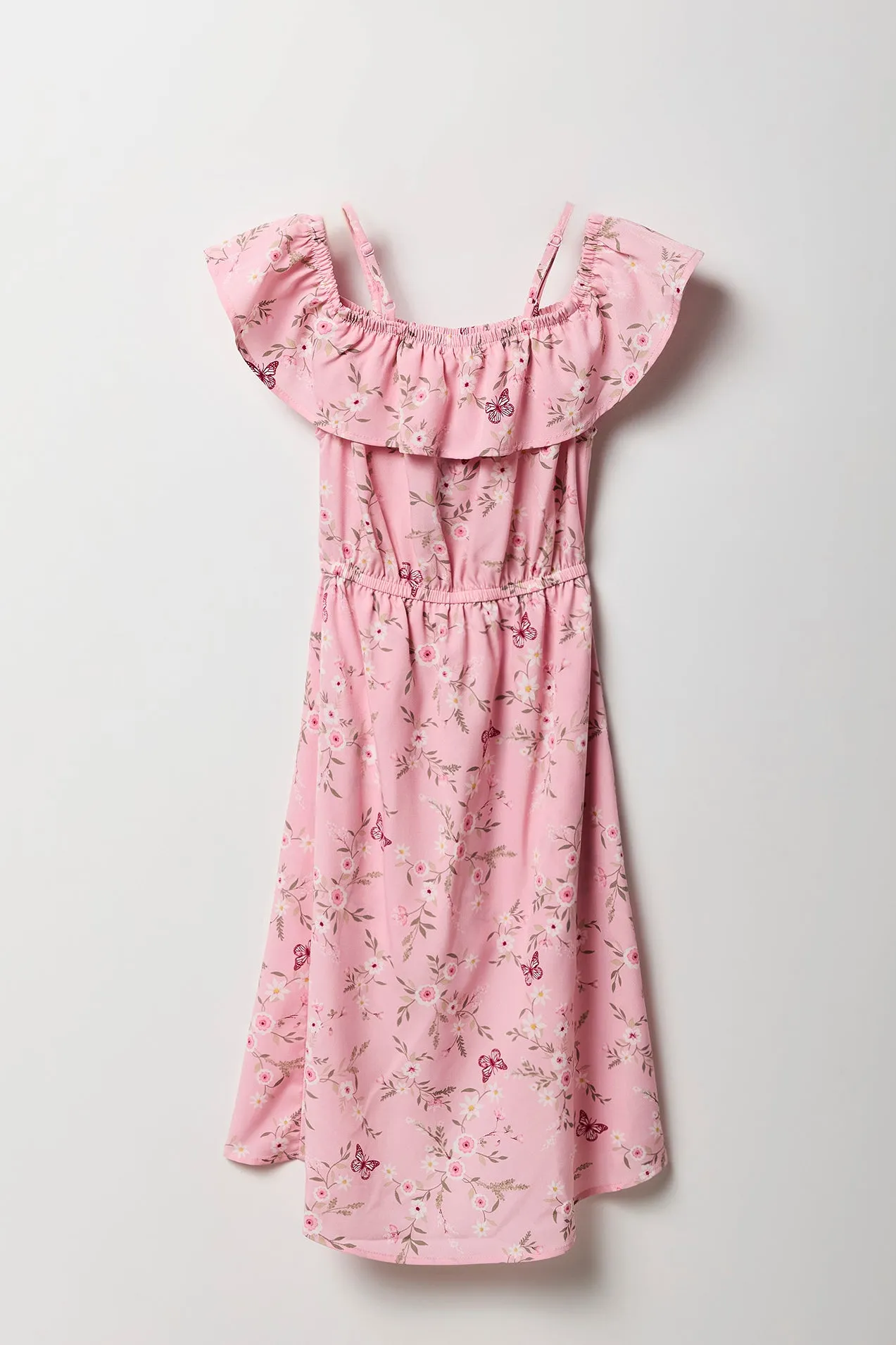 Combi-robe fleurie à épaules dénudées pour fille sold by Urban Planet product image thumbnail 2