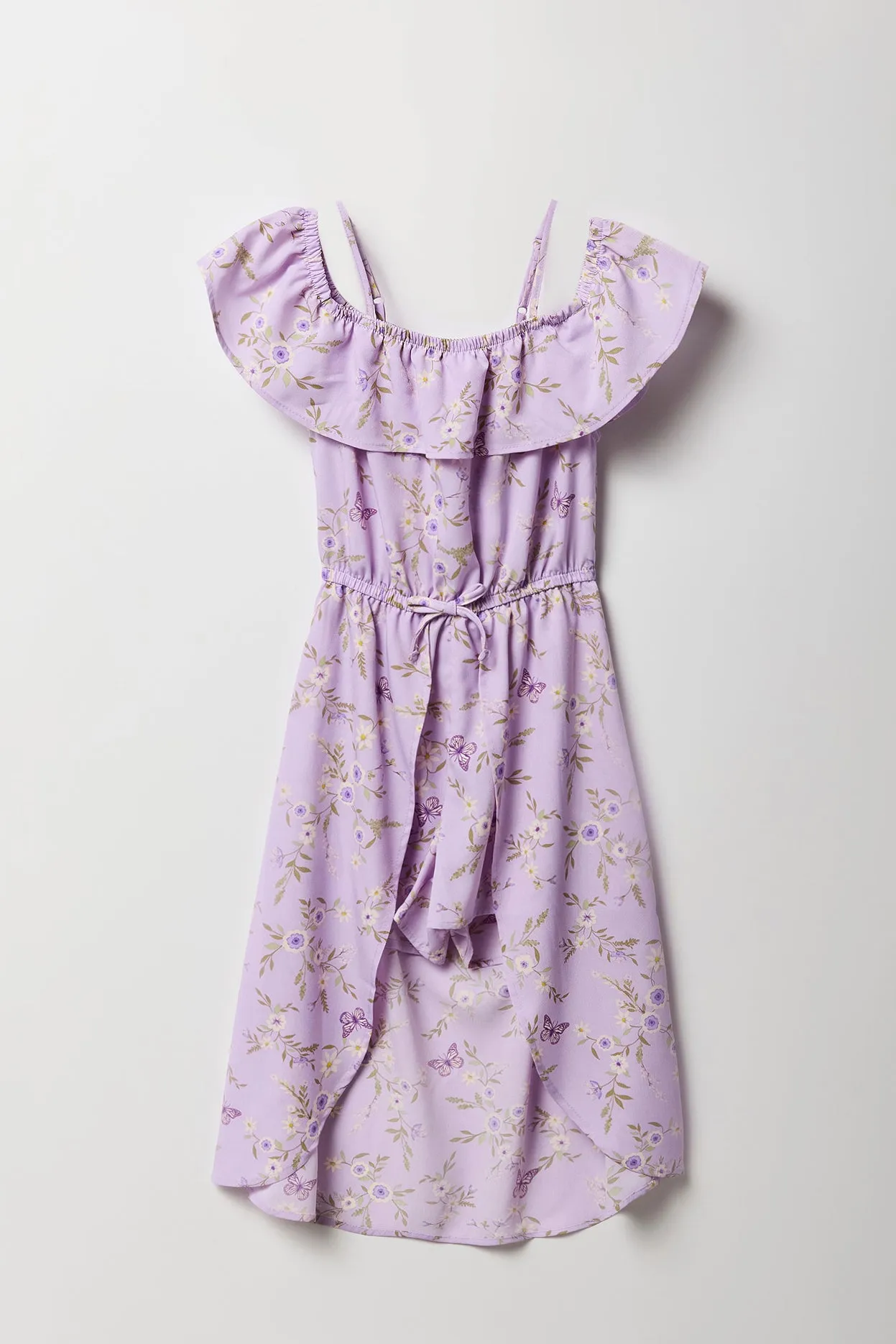 Combi-robe fleurie à épaules dénudées pour fille sold by Urban Planet product image thumbnail 3