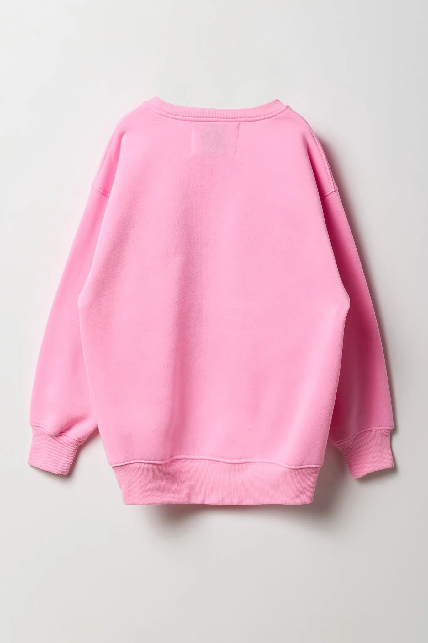 Girls Oversized Graphic Fleece Sweatshirt sold by Urban Planet product image thumbnail 2