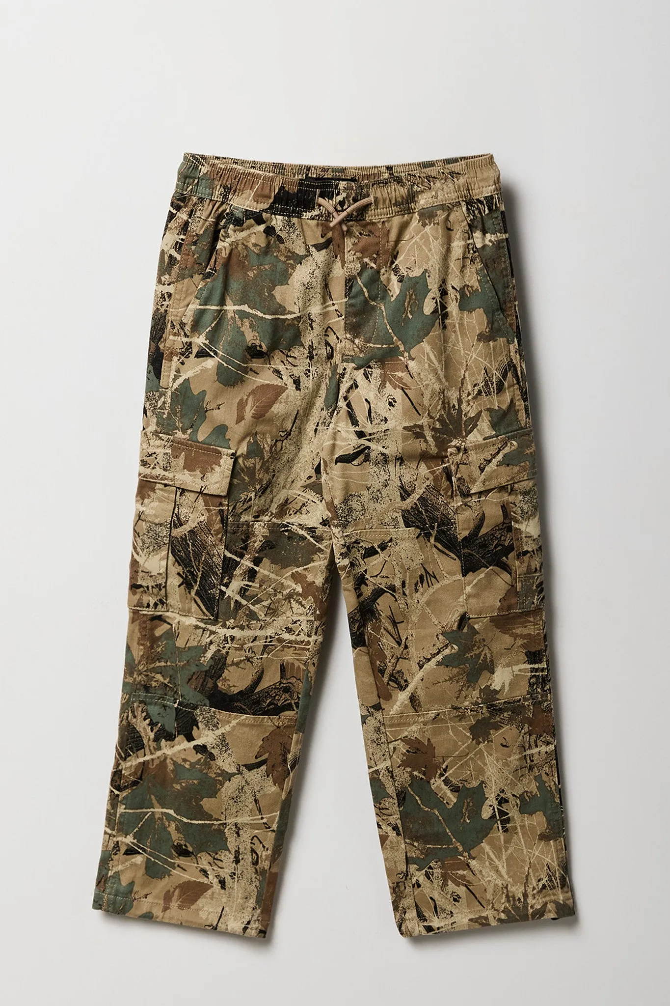 Boys Drawstring Straight Leg Cargo Pant sold by Urban Planet