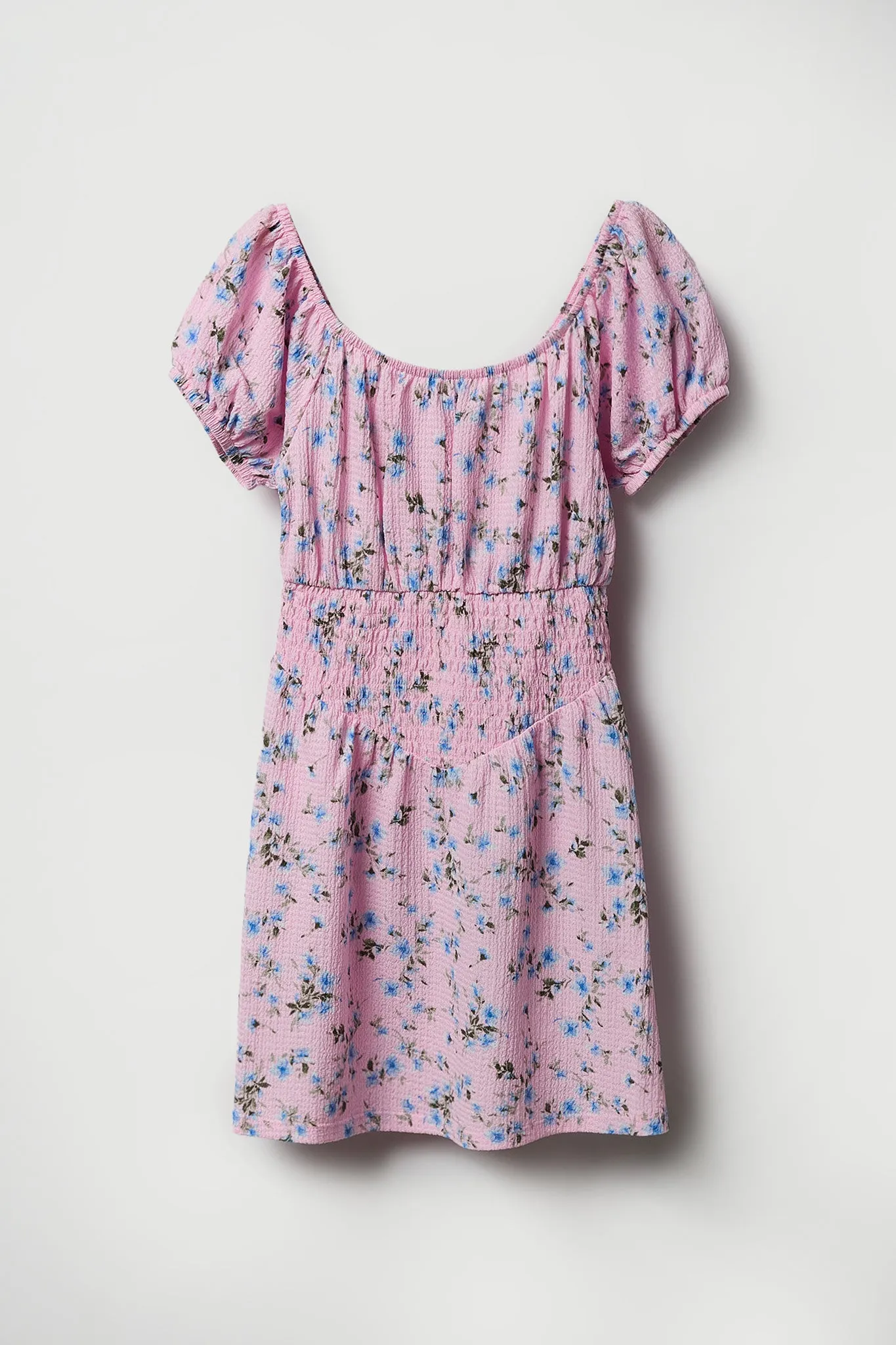 Girls Floral Smocked Dress sold by Urban Planet product image thumbnail 5