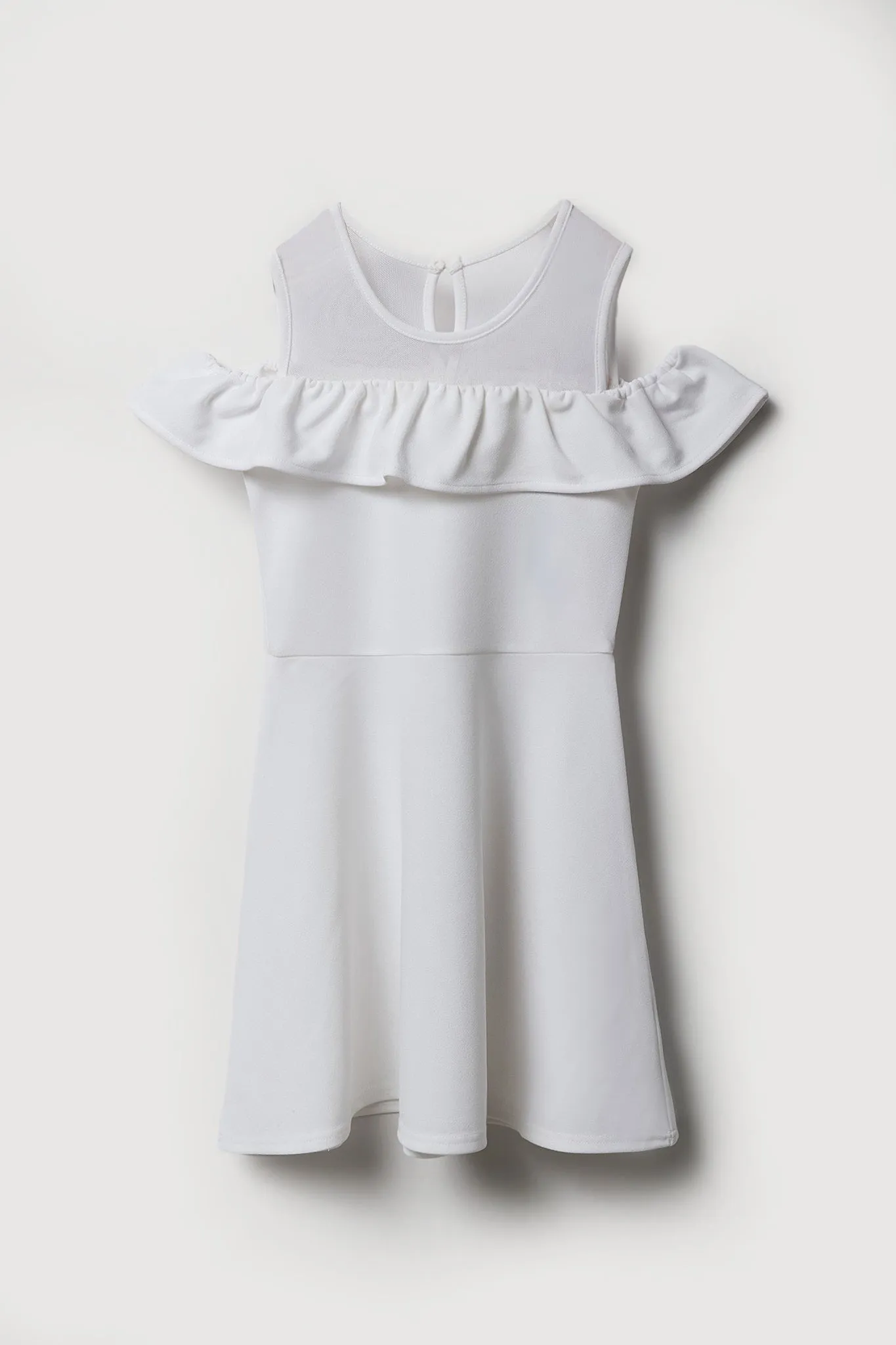 Girls Off Shoulder Skater Dress sold by Urban Planet product image thumbnail 5