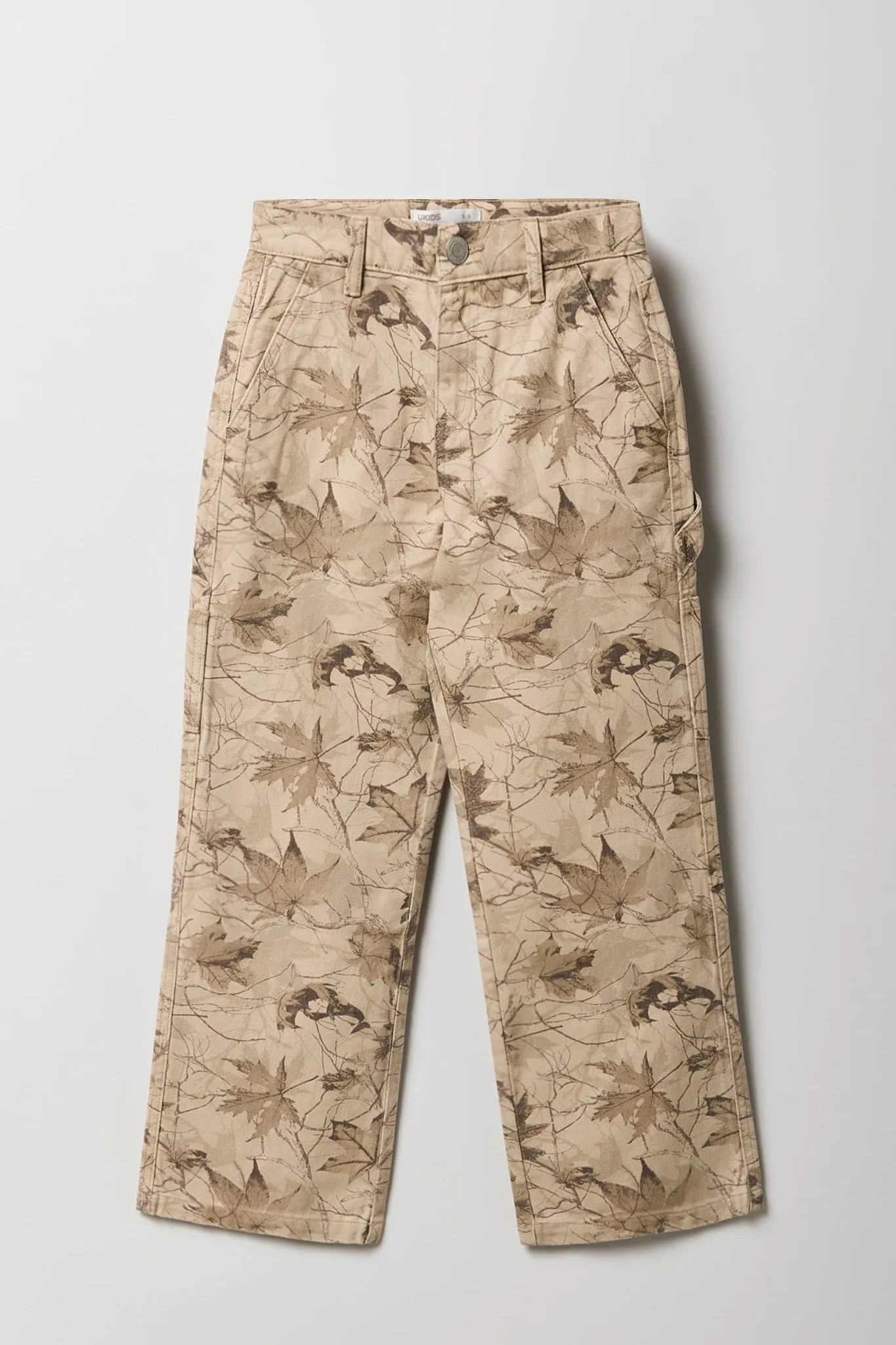 Pantalon de menuisier ample en denim pour fille sold by Urban Planet