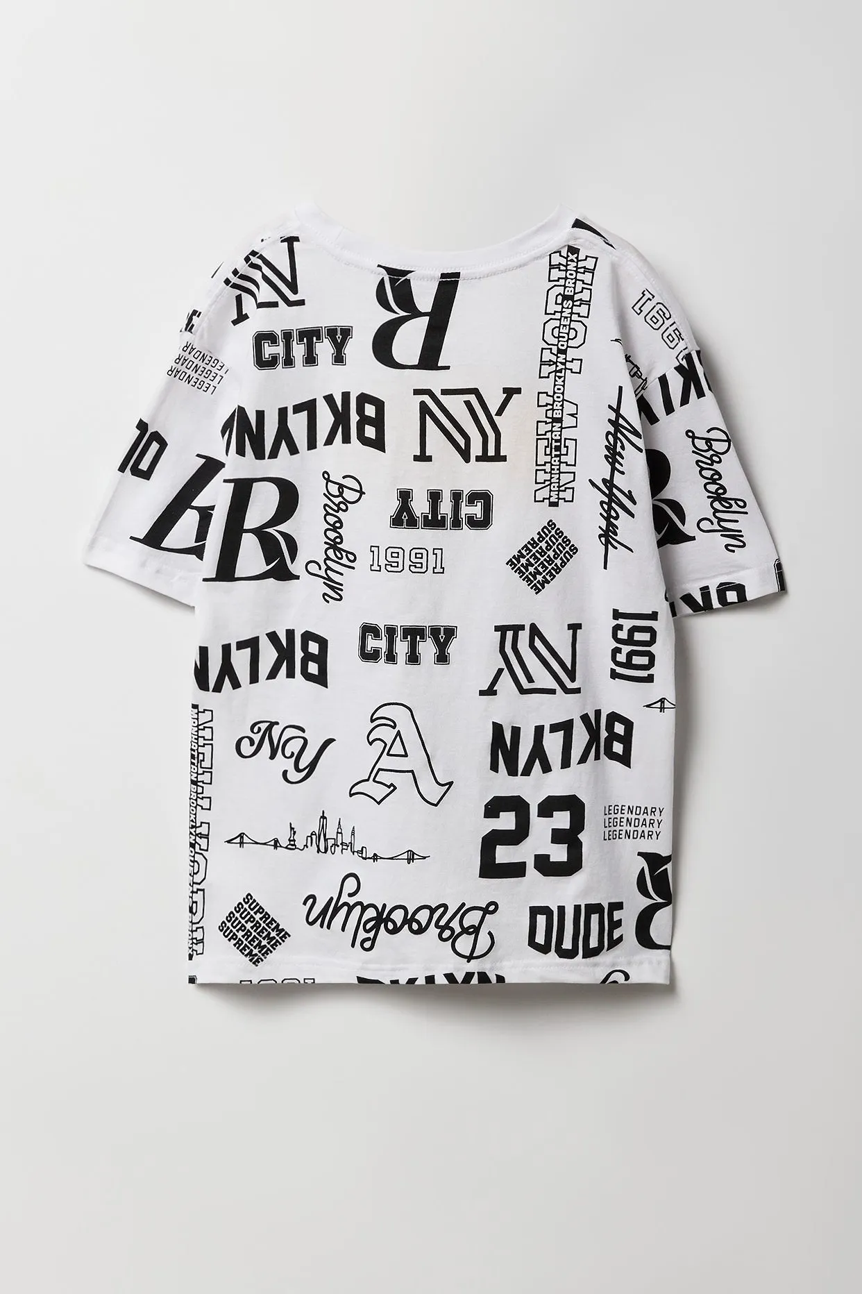 Boys Chenille Embroidered Printed T-Shirt sold by Urban Planet product image thumbnail 2