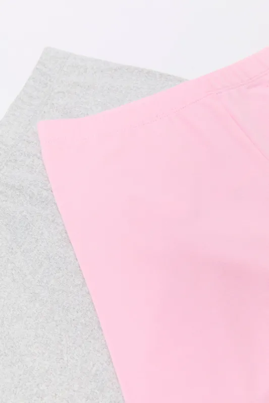 Ensemble avec short de cycliste uni pour fille sold by Urban Planet