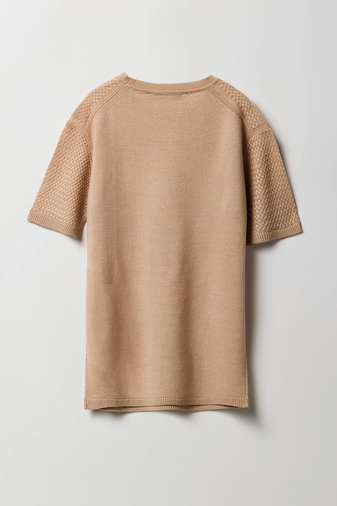 Boys Braided Open Knit T-Shirt sold by Urban Planet product image thumbnail 4