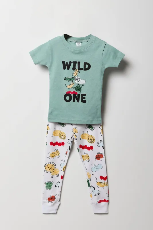 Ensemble pyjama avec t-shirt et jogger imprimés pour tout-petit sold by Urban Planet