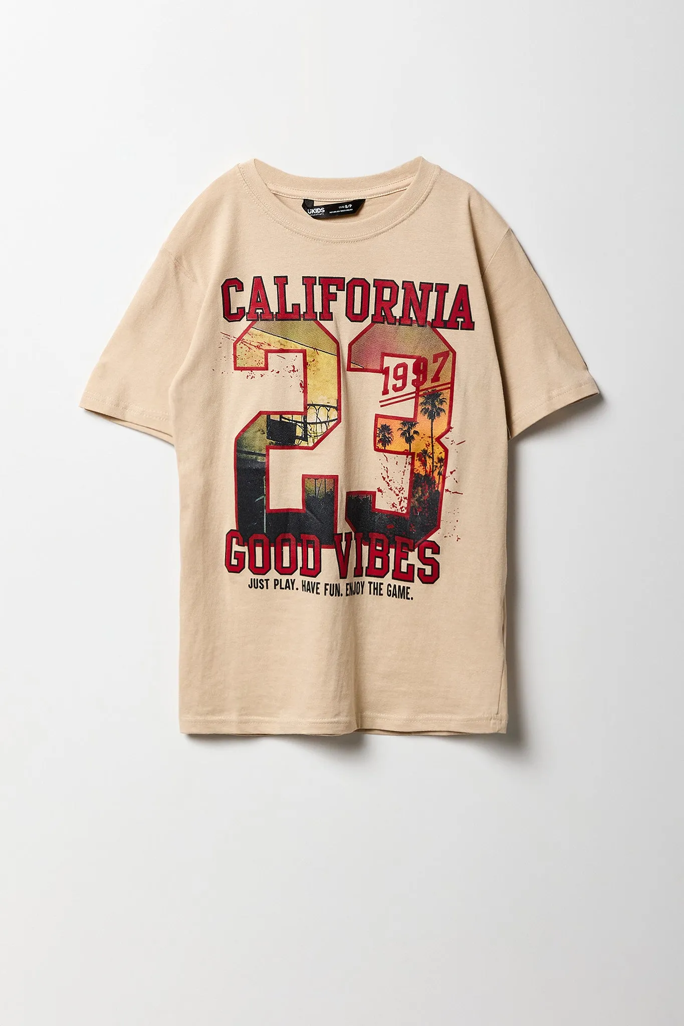 T-shirt à imprimé California Basketball pour garçon sold by Urban Planet
