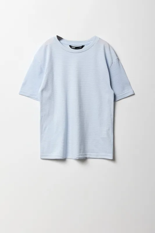 Boys Textured T-Shirt sold by Urban Planet