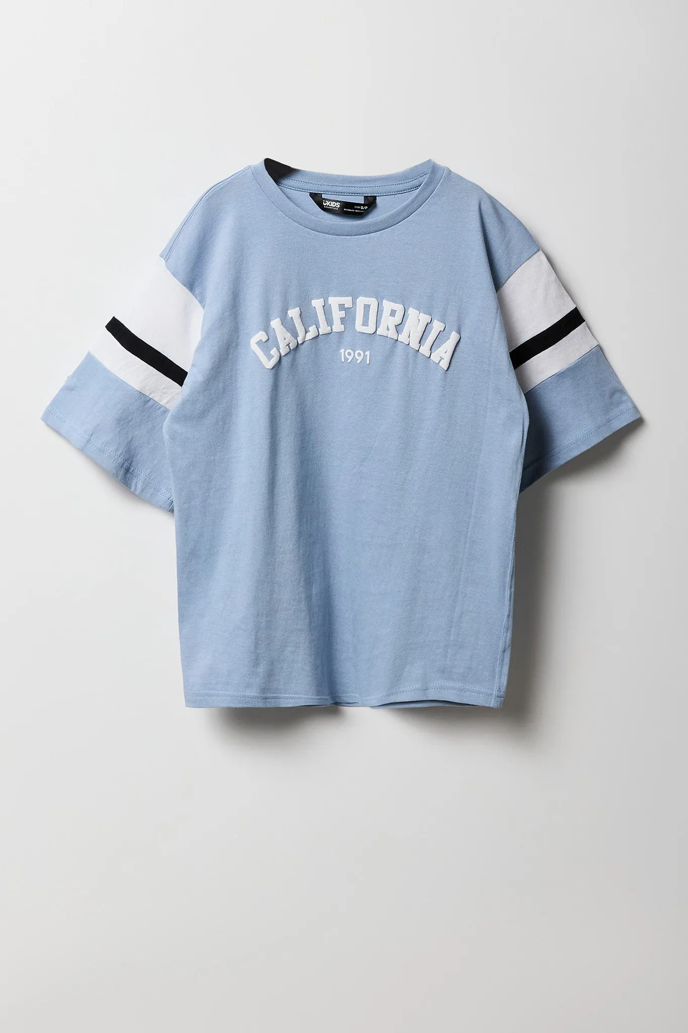 T-shirt avec blocs de couleurs et imprimé Destination pour garçon sold by Urban Planet product image thumbnail 3